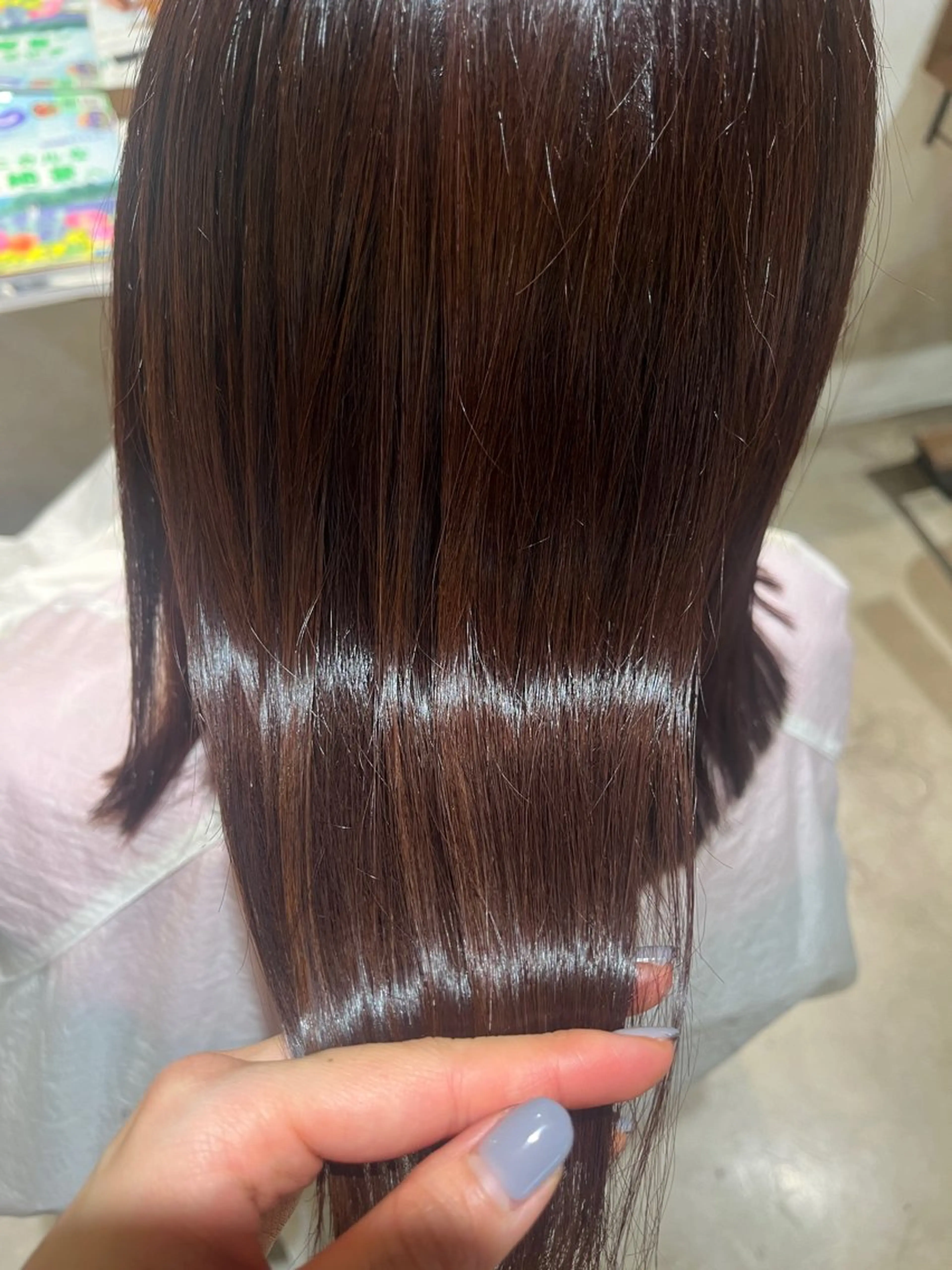 ミディアム カラー カット ヘアカラー トリートメント 韓国好き🇰🇷 美容師MIKUのヘアスタイル