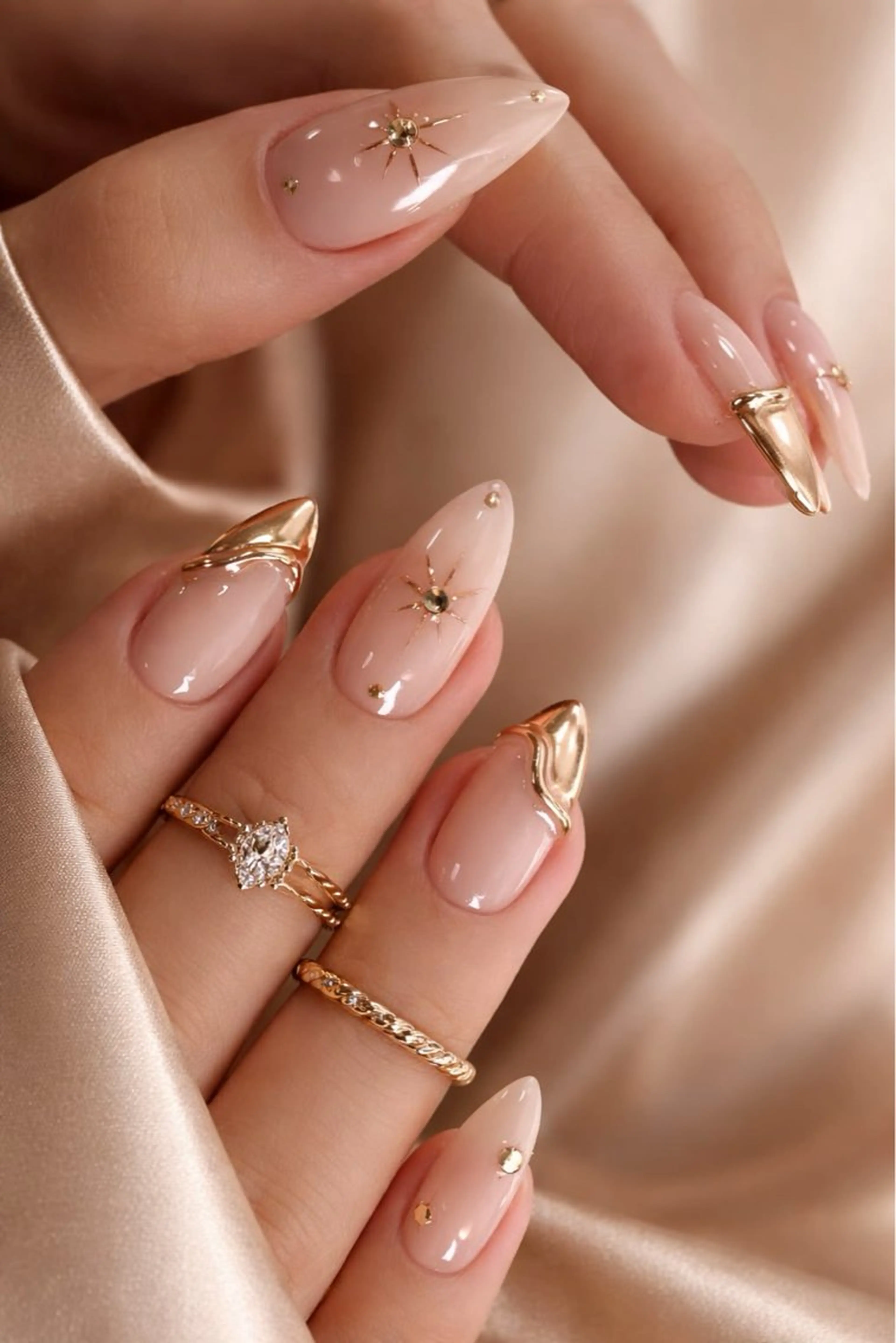 カラー グラデーションカラー ハンドネイル AIN Nailのネイルデザイン