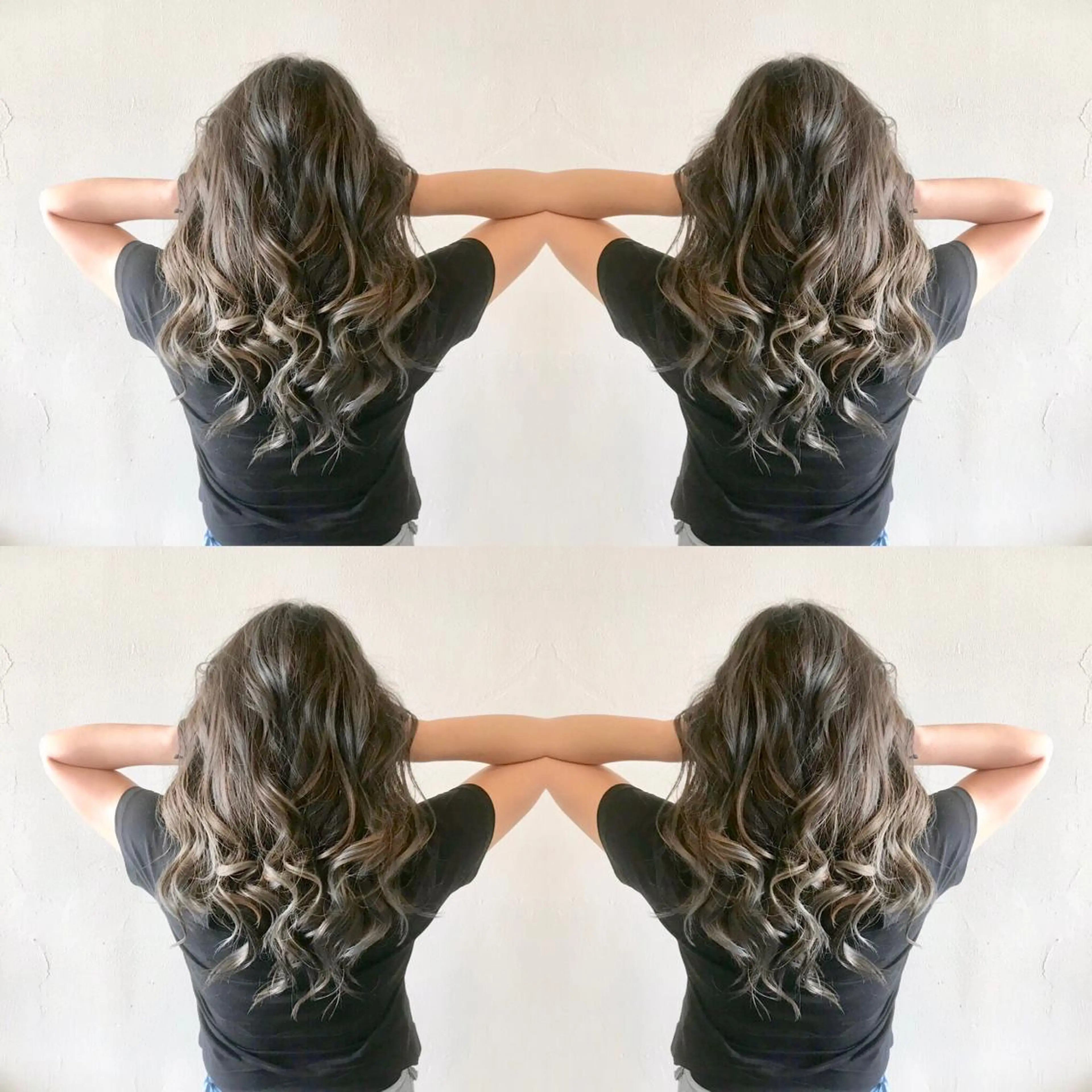 セミロング 外国人風カラー VERDA KENのヘアスタイル