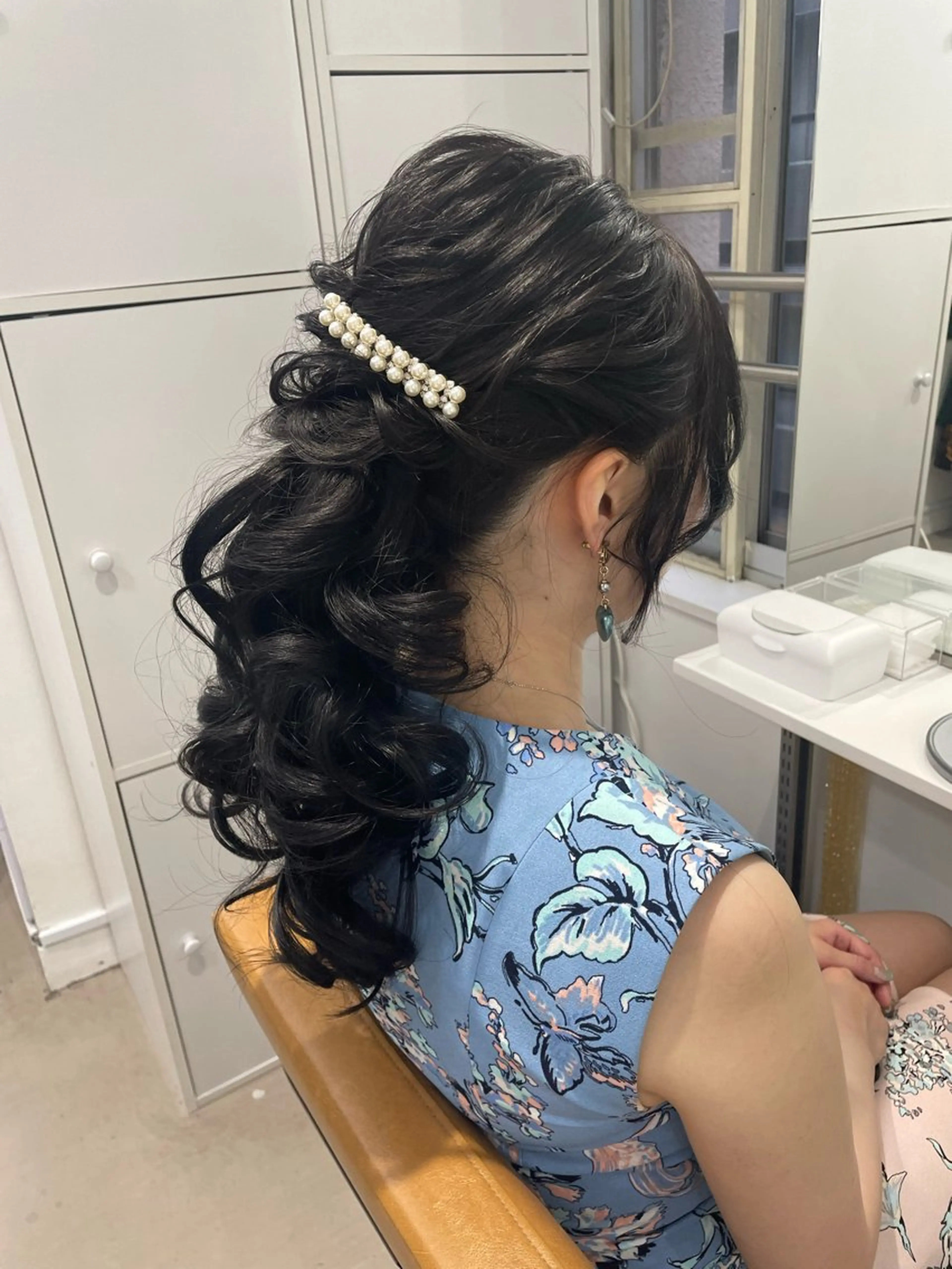 ヘアアレンジ ヘアセット 佐野 優美子のヘアスタイル