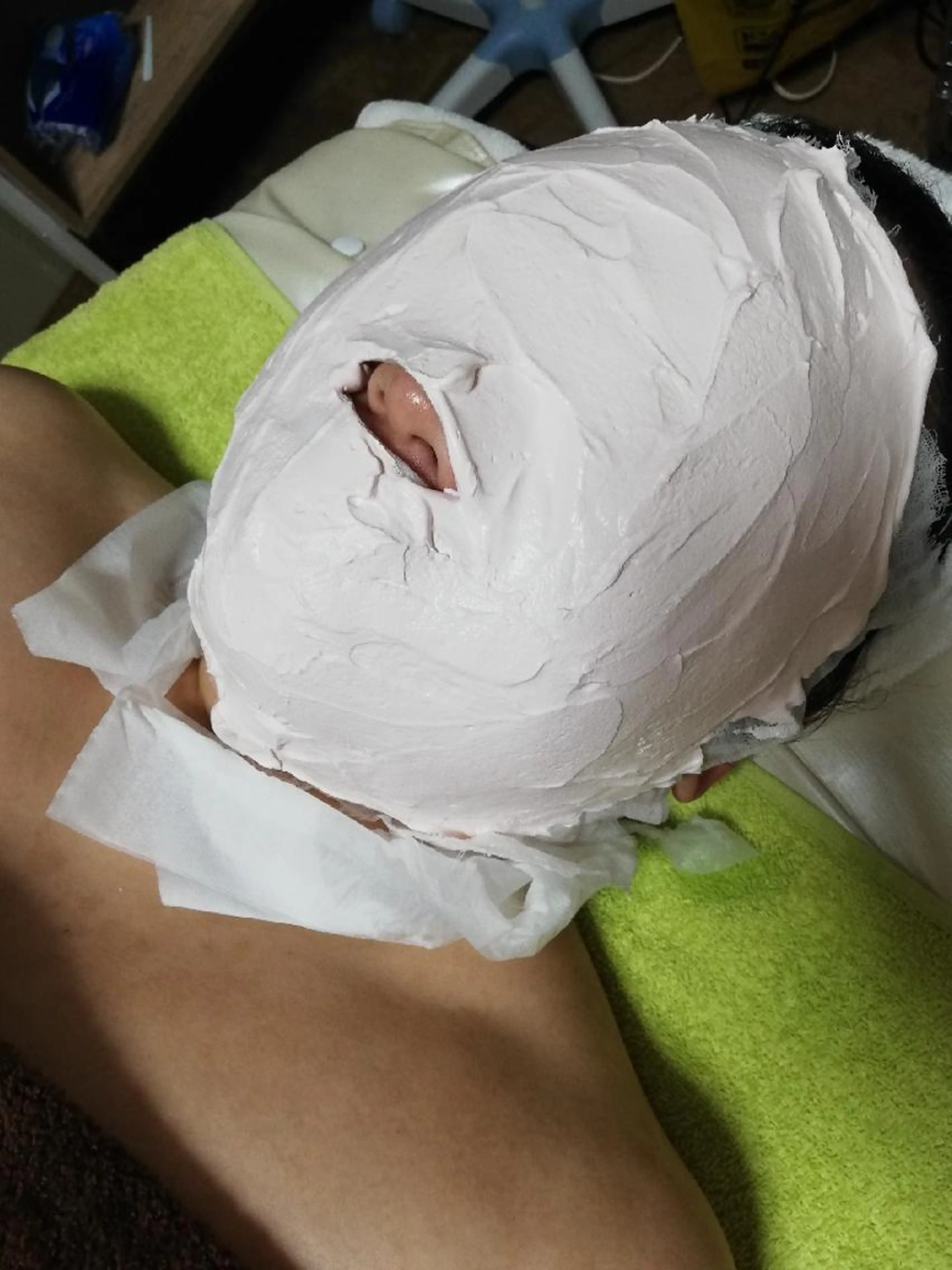 石膏パックでお顔ぽかぽか♨️エイジングケアスペシャルコース🌷(リフトアップ効果あります◎)の写真