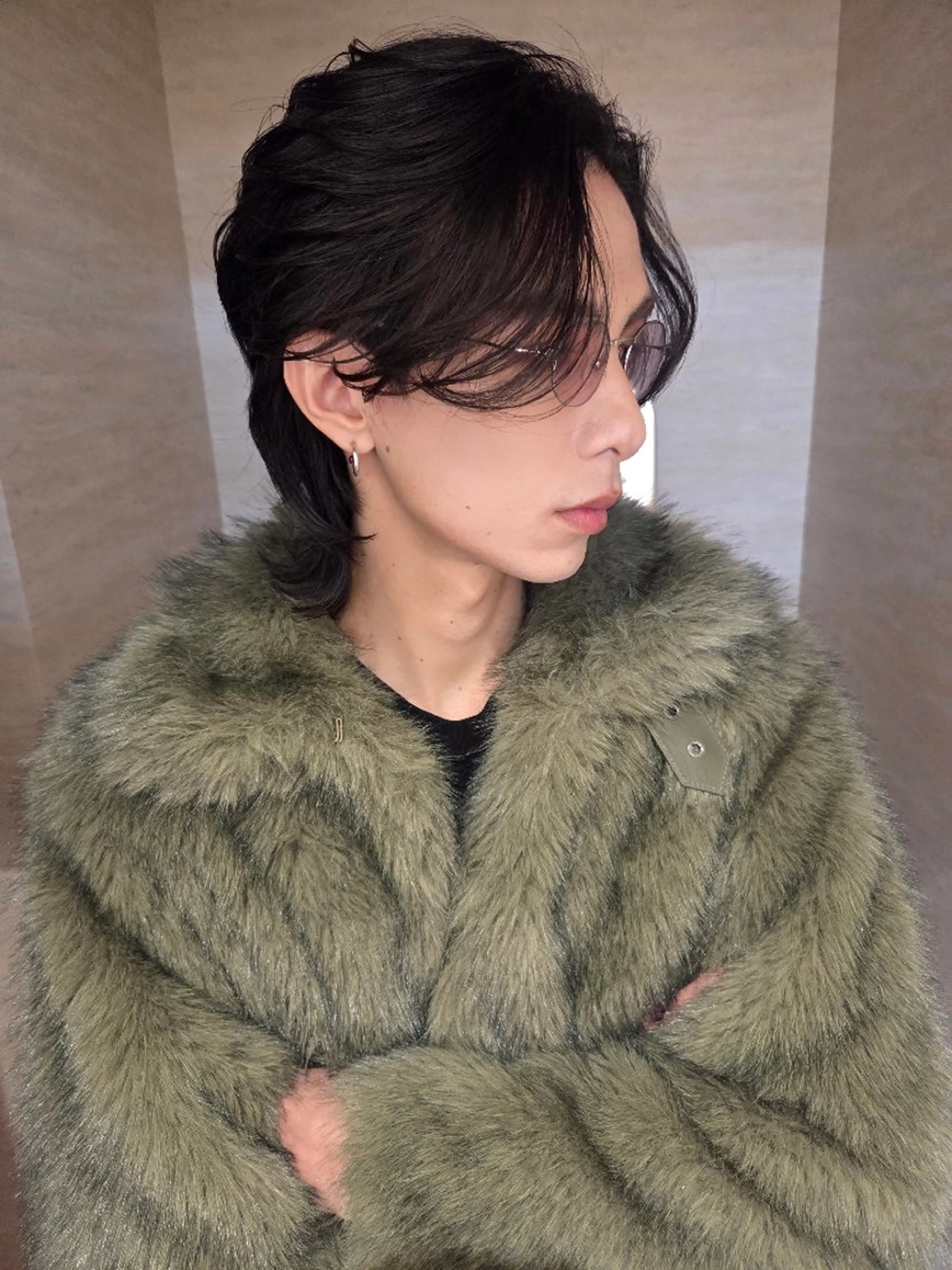 メンズ ヘアセット 韓国風メンズ/垢抜け /メイク男子/キャロのヘアスタイル