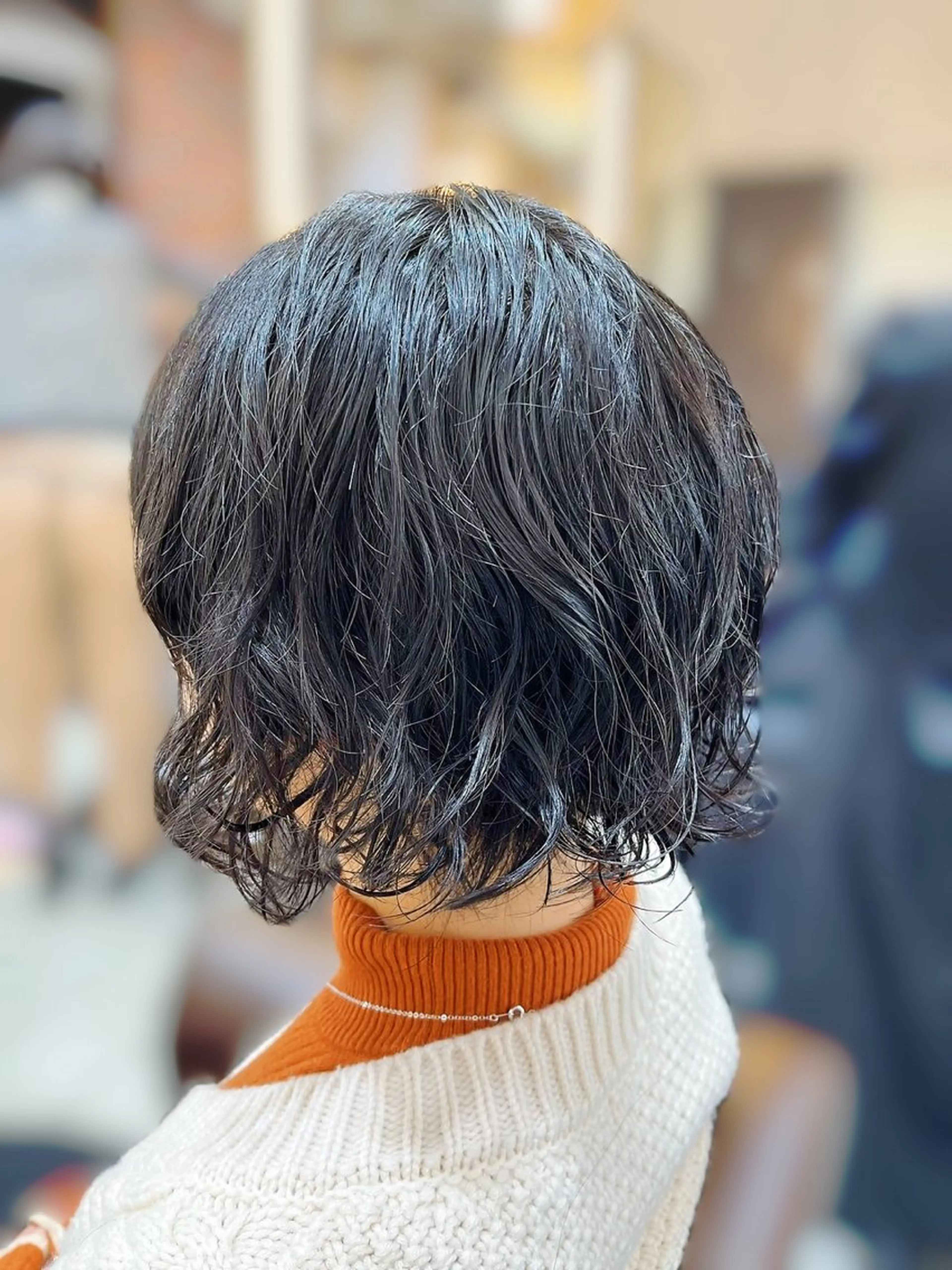 ミディアム パーマ ミディアムパーマ ボブ スパイラルパーマ カット VANCOUNCIL 松本のヘアスタイル