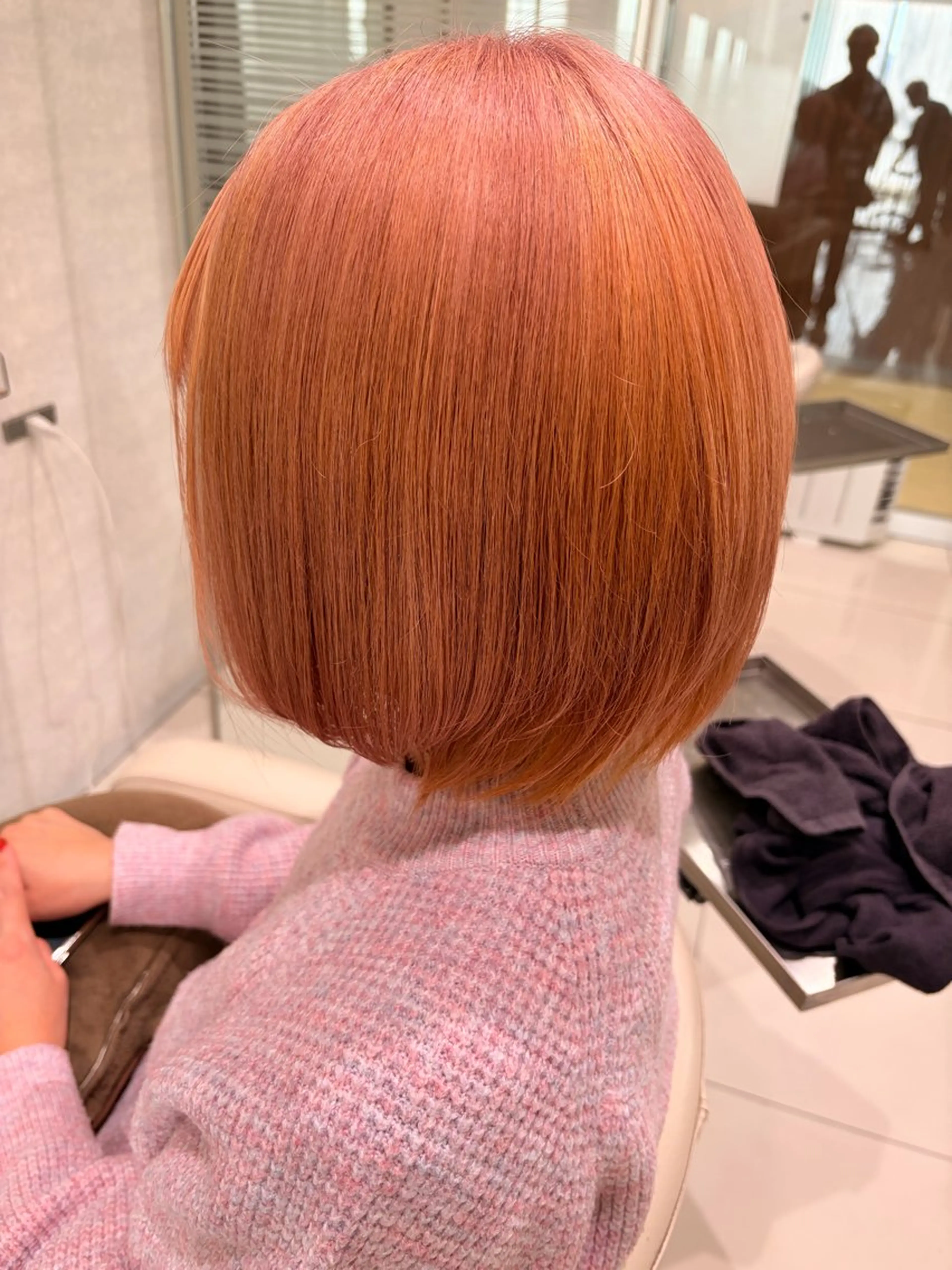 ミディアム カラー ブリーチ 髪質改善 ヘアカラー 艶感/髪質改善 カラー✨西澤駿のヘアスタイル