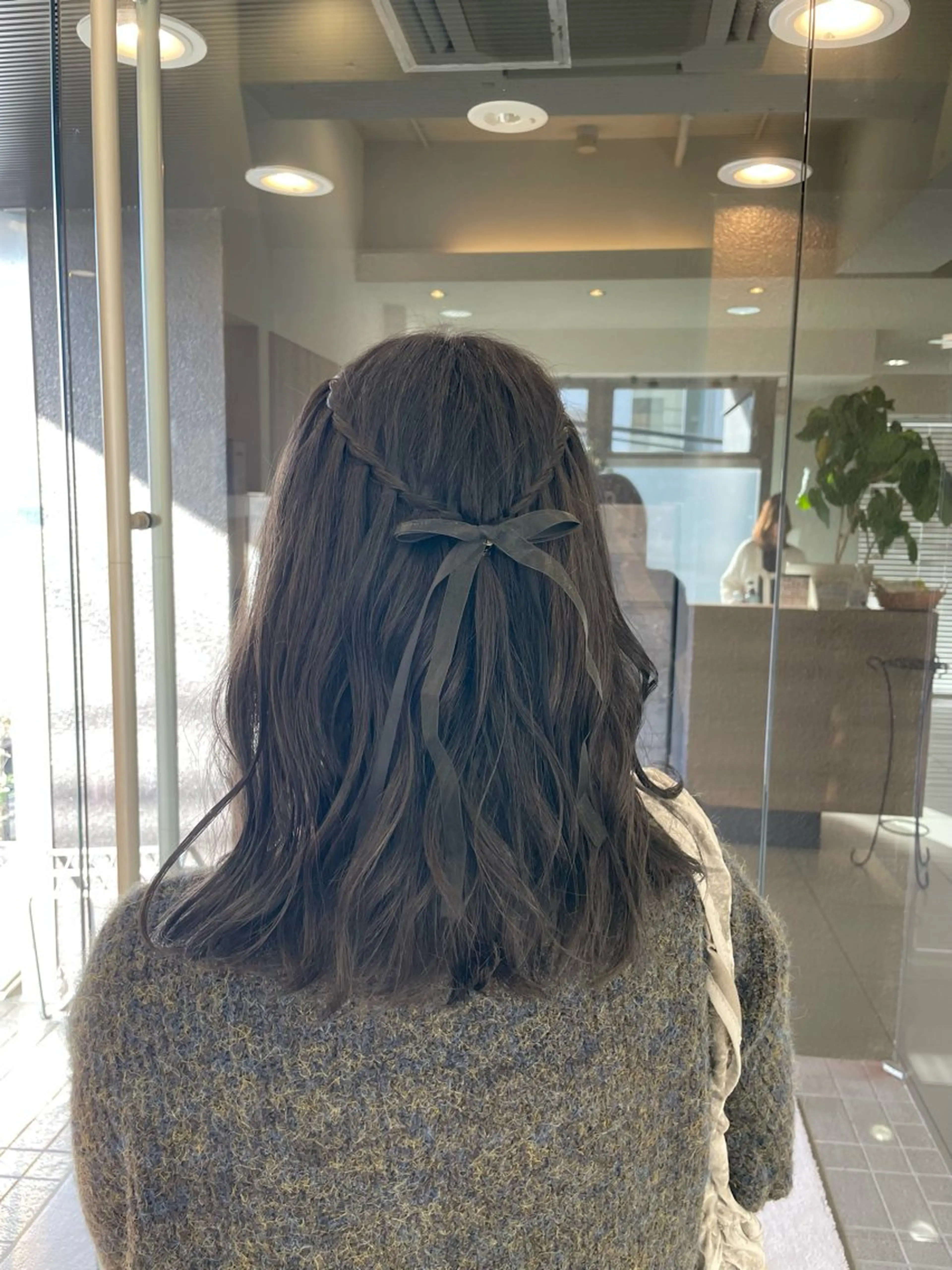 ミディアム ヘアセット 鎌倉/アレンジ/暗髪 /髪質改善/ ユキミのヘアスタイル