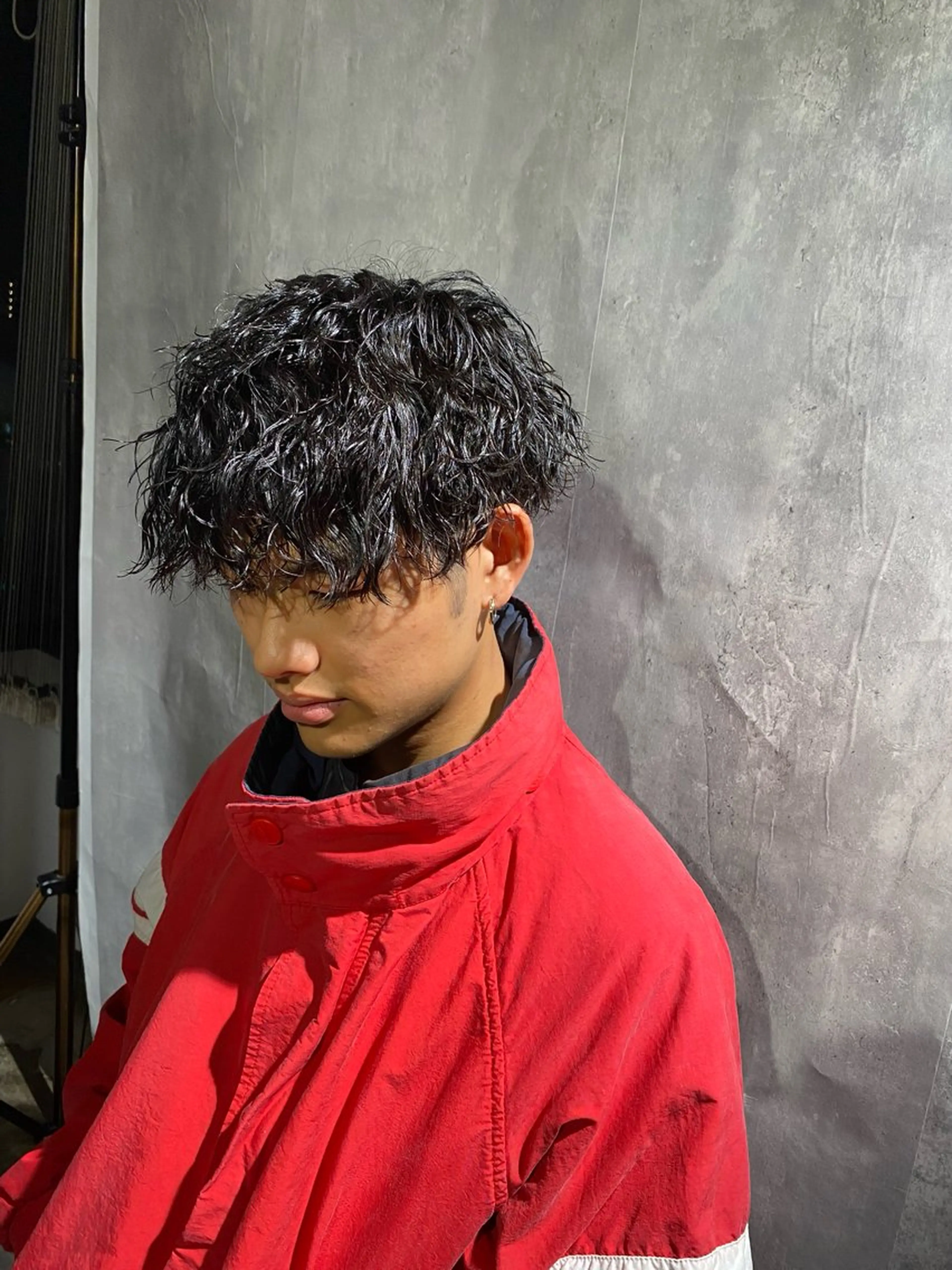 パーマ メンズ メンズパーマ 波巻きパーマ メンズパーマ 特化/中川拓也のヘアスタイル