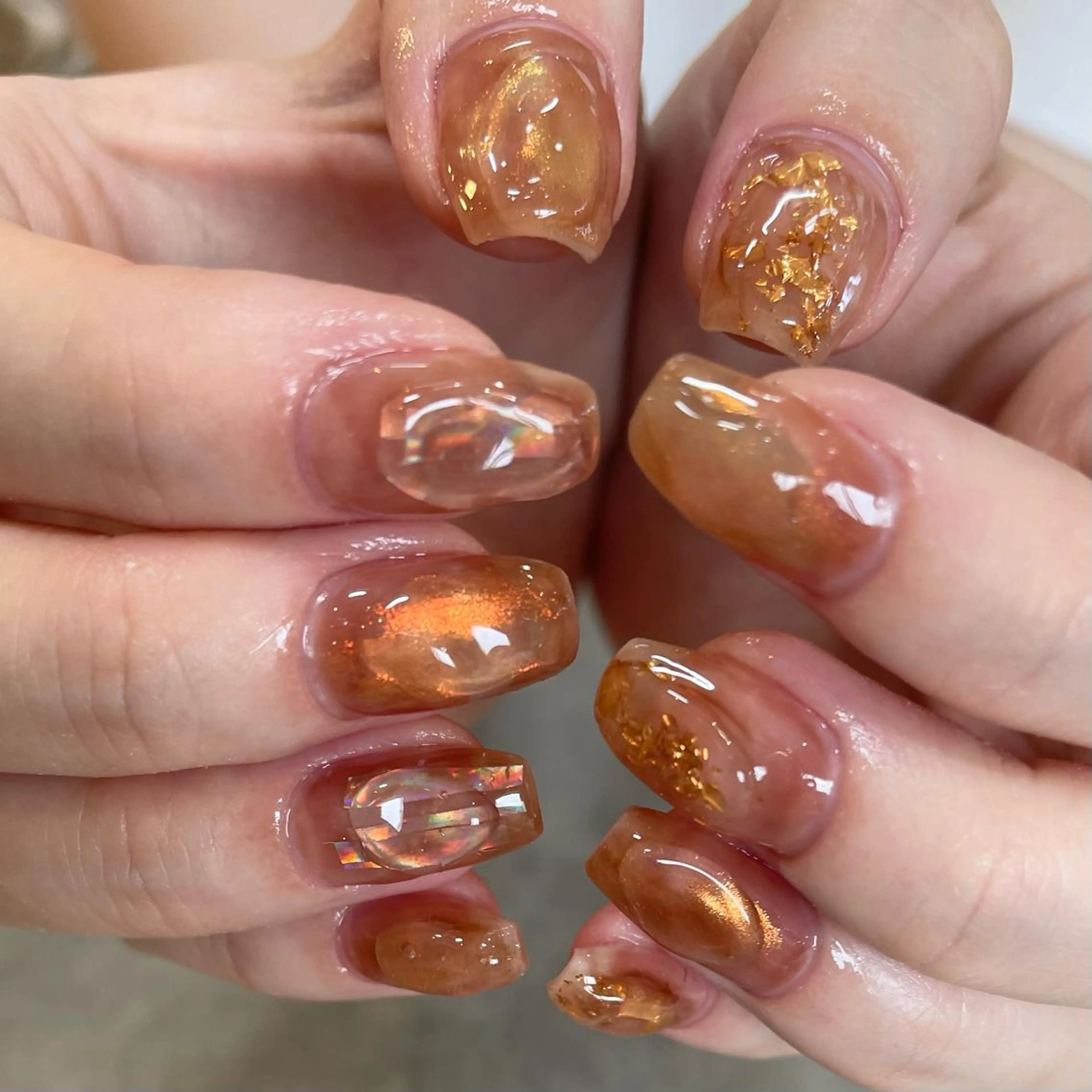 ネイル 氷ネイル・うるうるネイル Nail Salon Gummi.のネイルデザイン