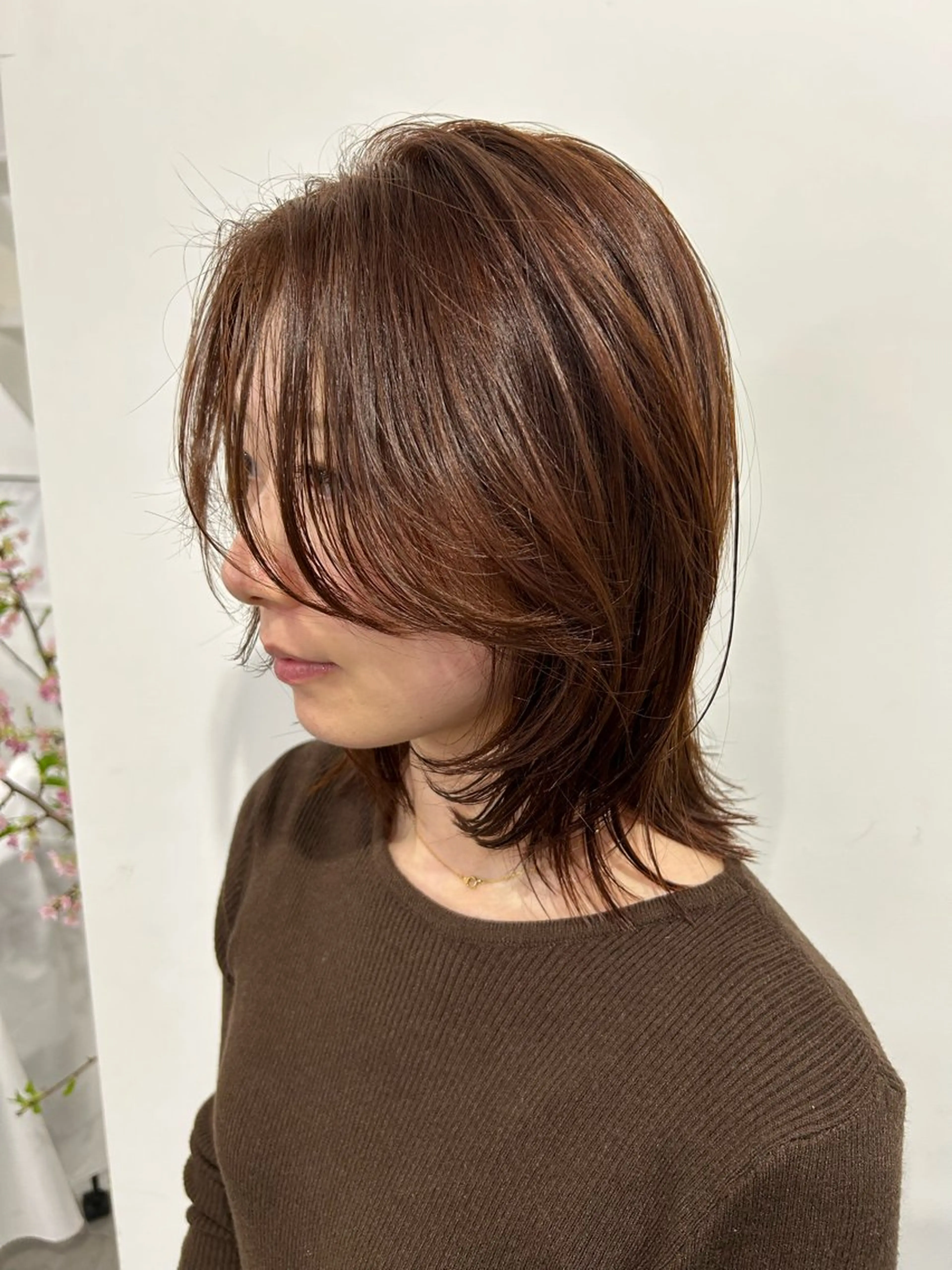 ミディアム ヘアカラー 山下颯羽 /表参道/外苑前のヘアスタイル