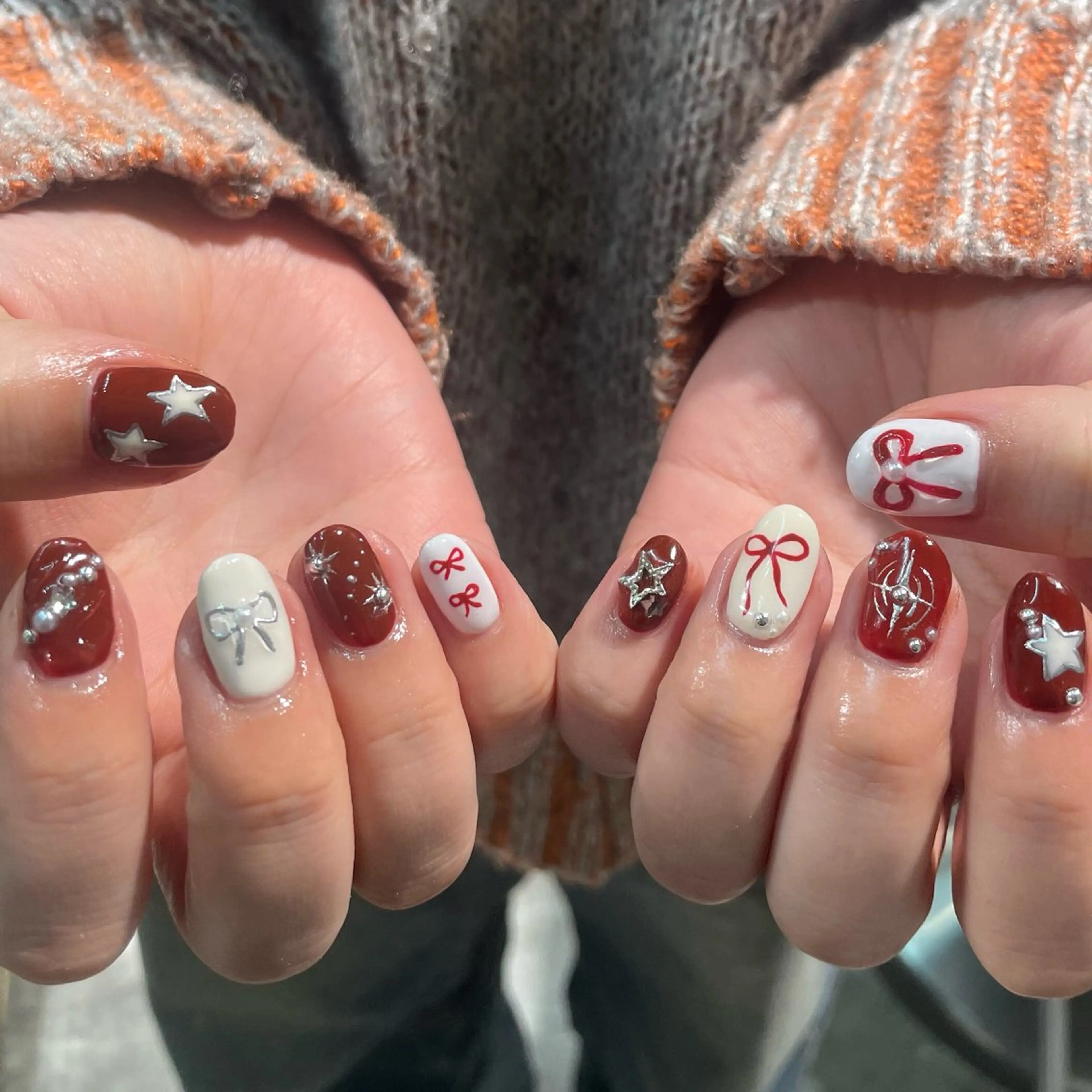 ネイル 艶ｶﾗｰ･:*個性派 ﾈｲﾙ🦋mire-のネイルデザイン