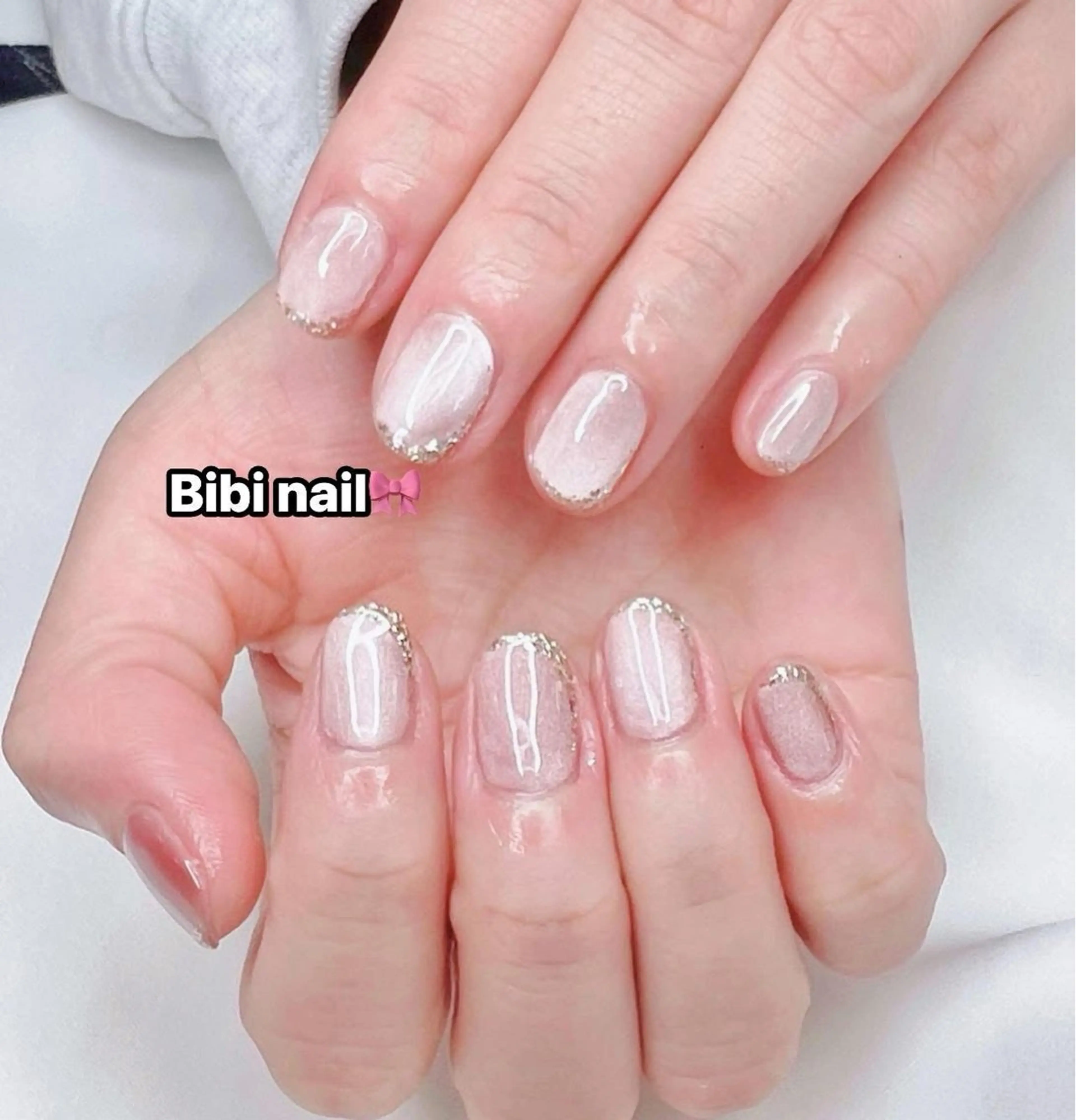 ショート ハンドネイル Bibi beauty spa Osaka所属・Chann Channのネイルデザイン