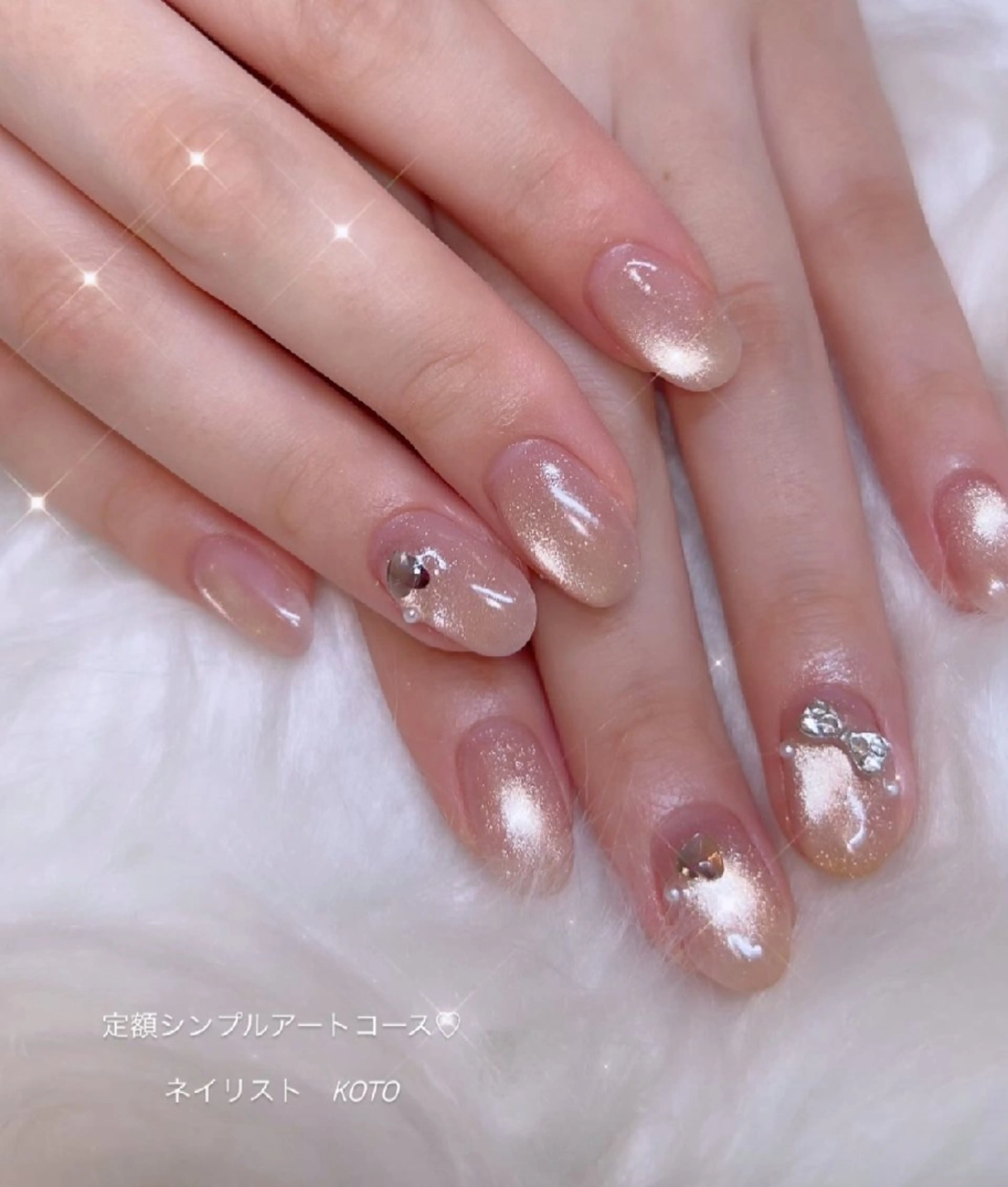 ネイル アートネイル バレンタイン ハンドネイル I LOVE ME NAIL.｡.:*♡のネイルデザイン