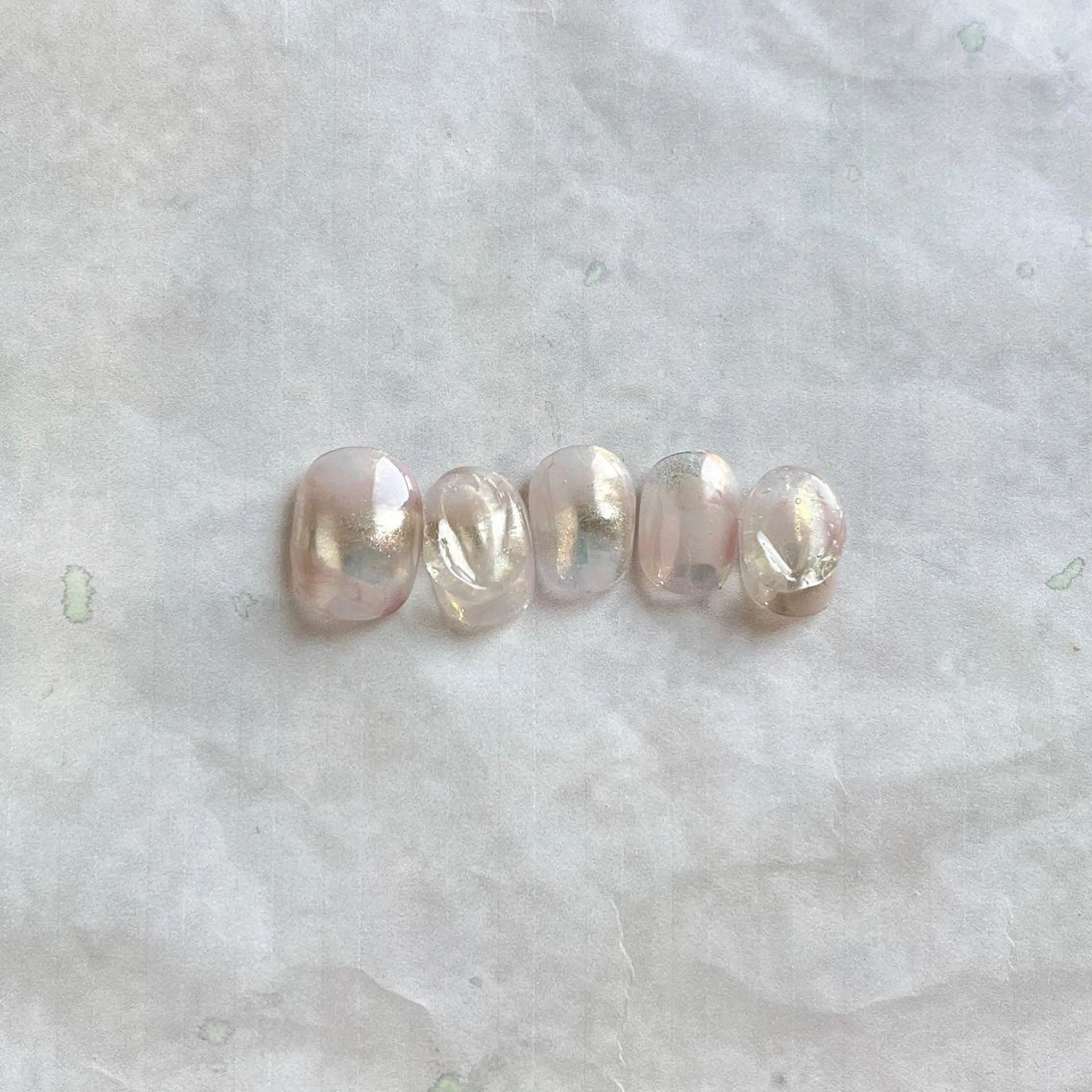 ネイル 桜ネイル ピンク ぷっくりネイル フリーランス¨̮⃝ ネイリストOKADAのネイルデザイン