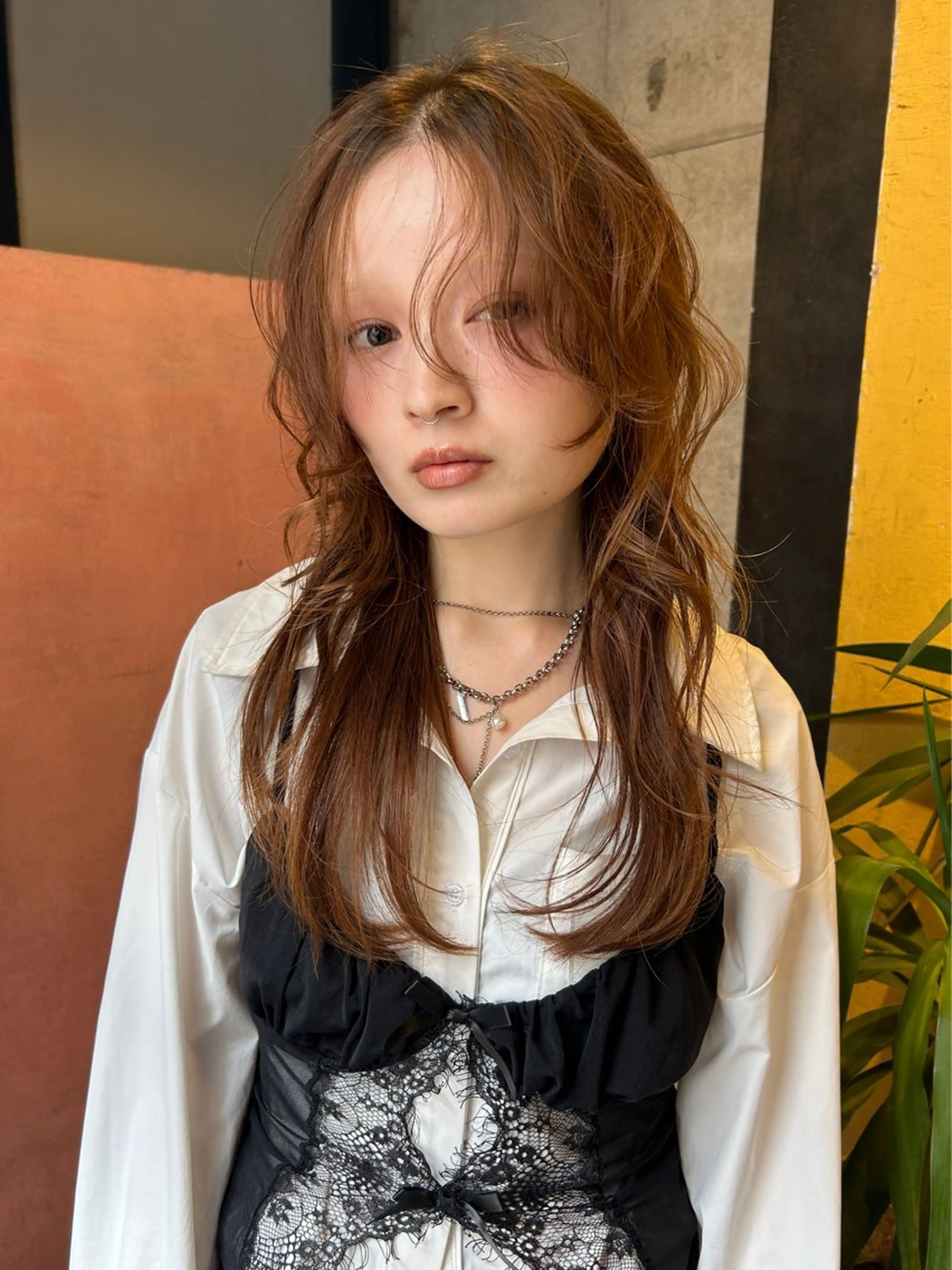 ロング 顔周りカット レイヤーカット ﾘｭｳﾄ/ オシャレ製造美容師のヘアスタイル