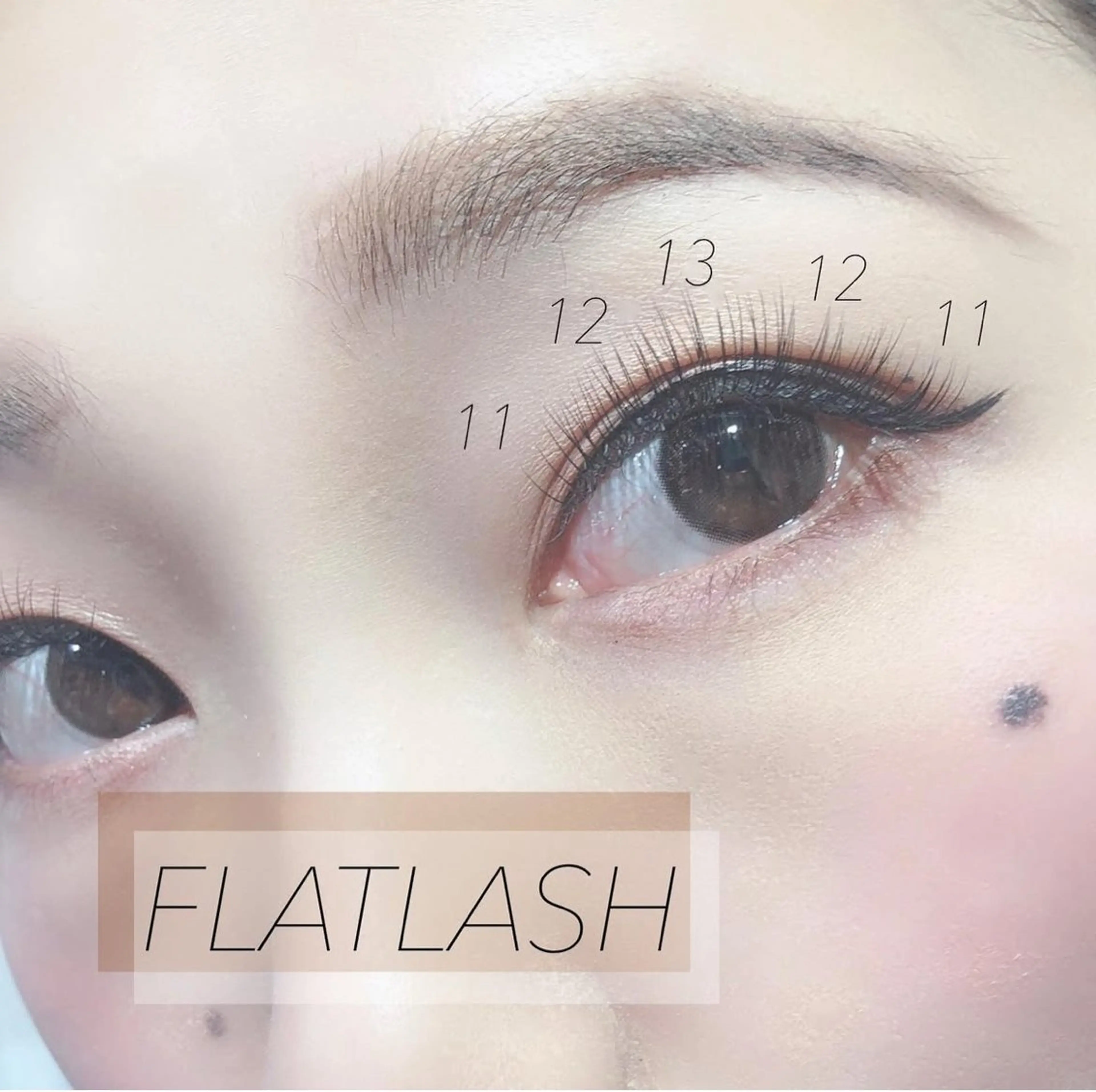 【平日限定】フラットラッシュ140本コーティング仕上げ💕オフ＋500円の写真