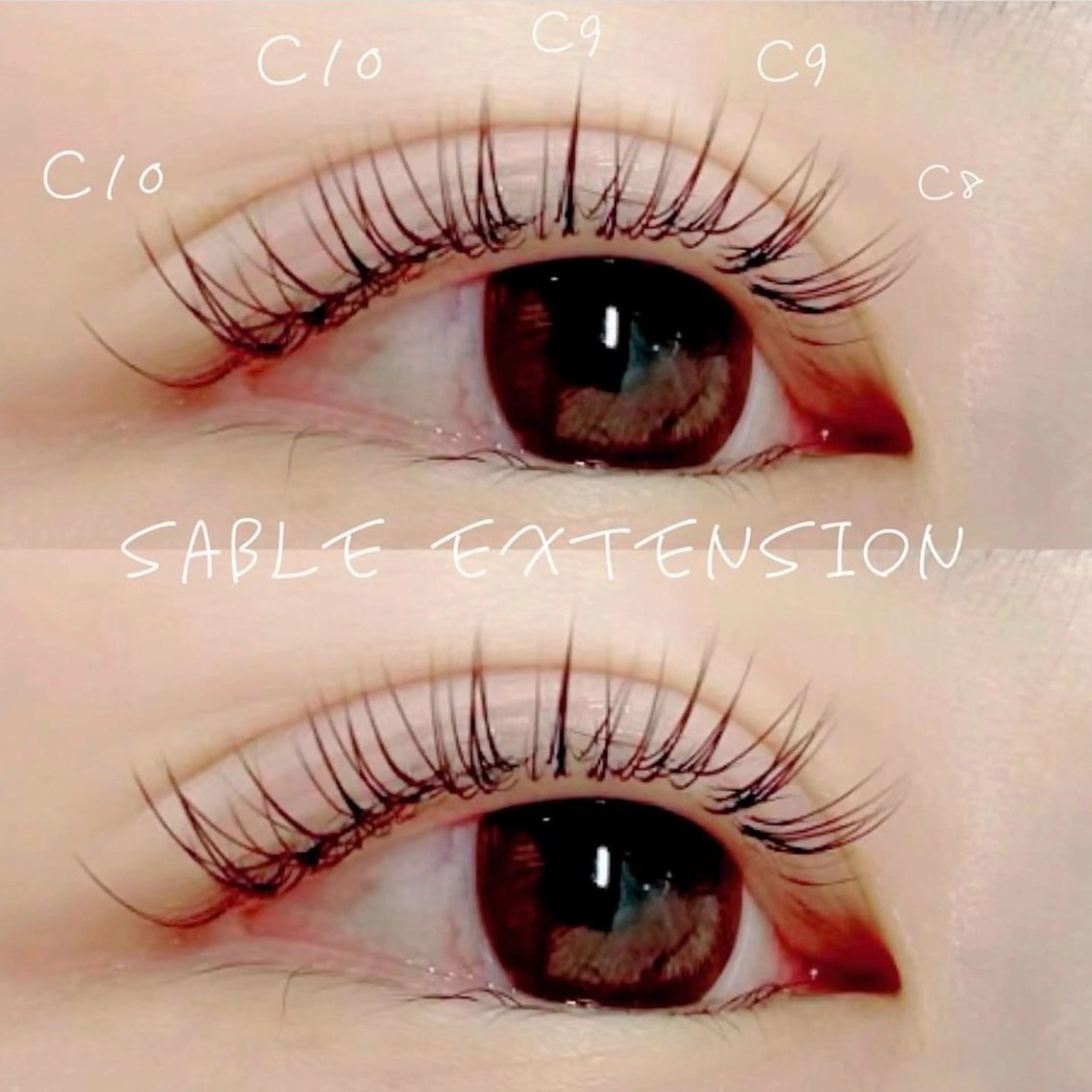 マツエク・マツパ Emua akariのマツエク・マツパデザイン