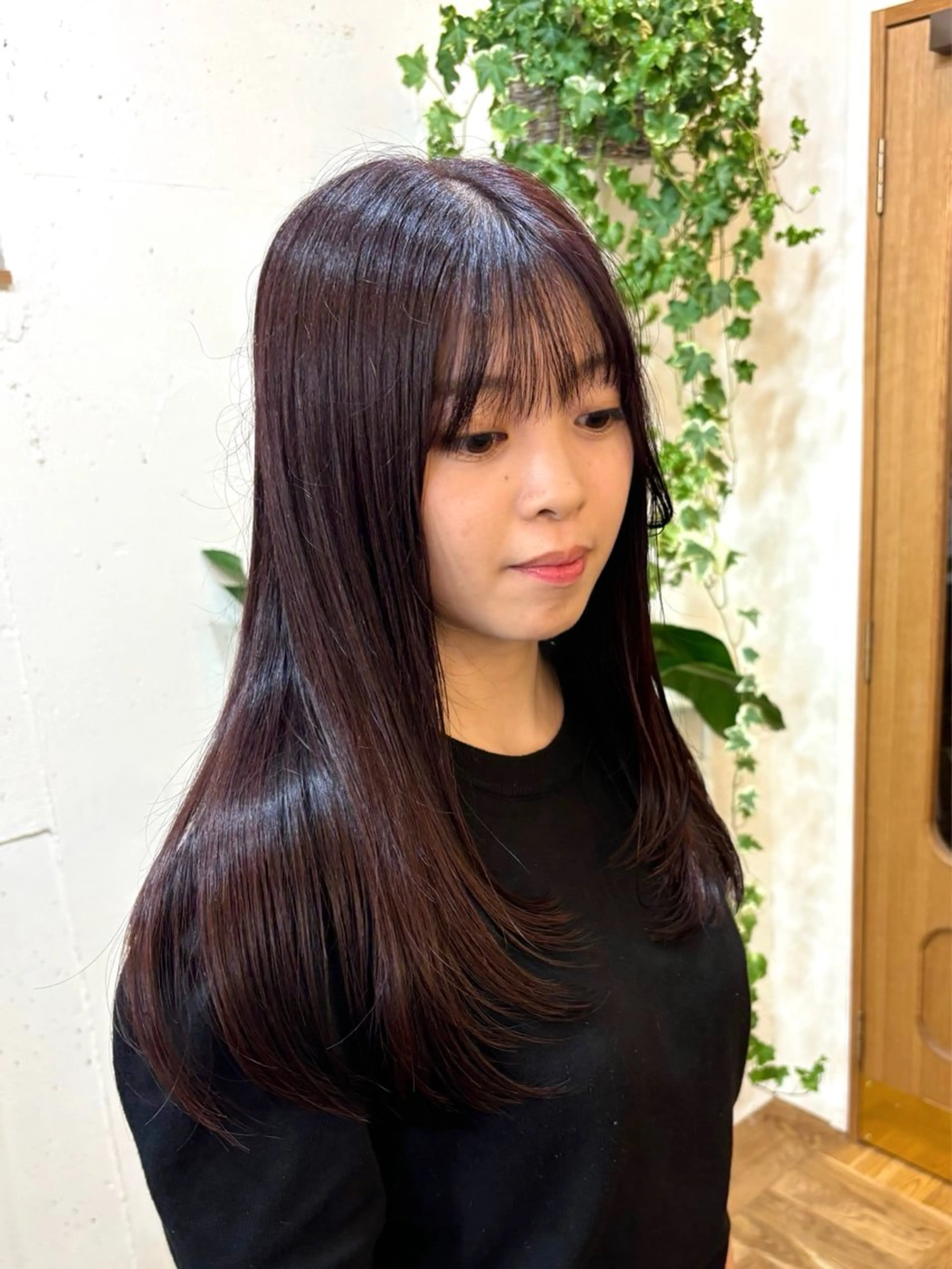 ロング カラー レッドカラー レイヤーカット トリートメント カット ヘアカラー トリートメント CIEN所属・ayano🫧 《CIEN》のヘアスタイル