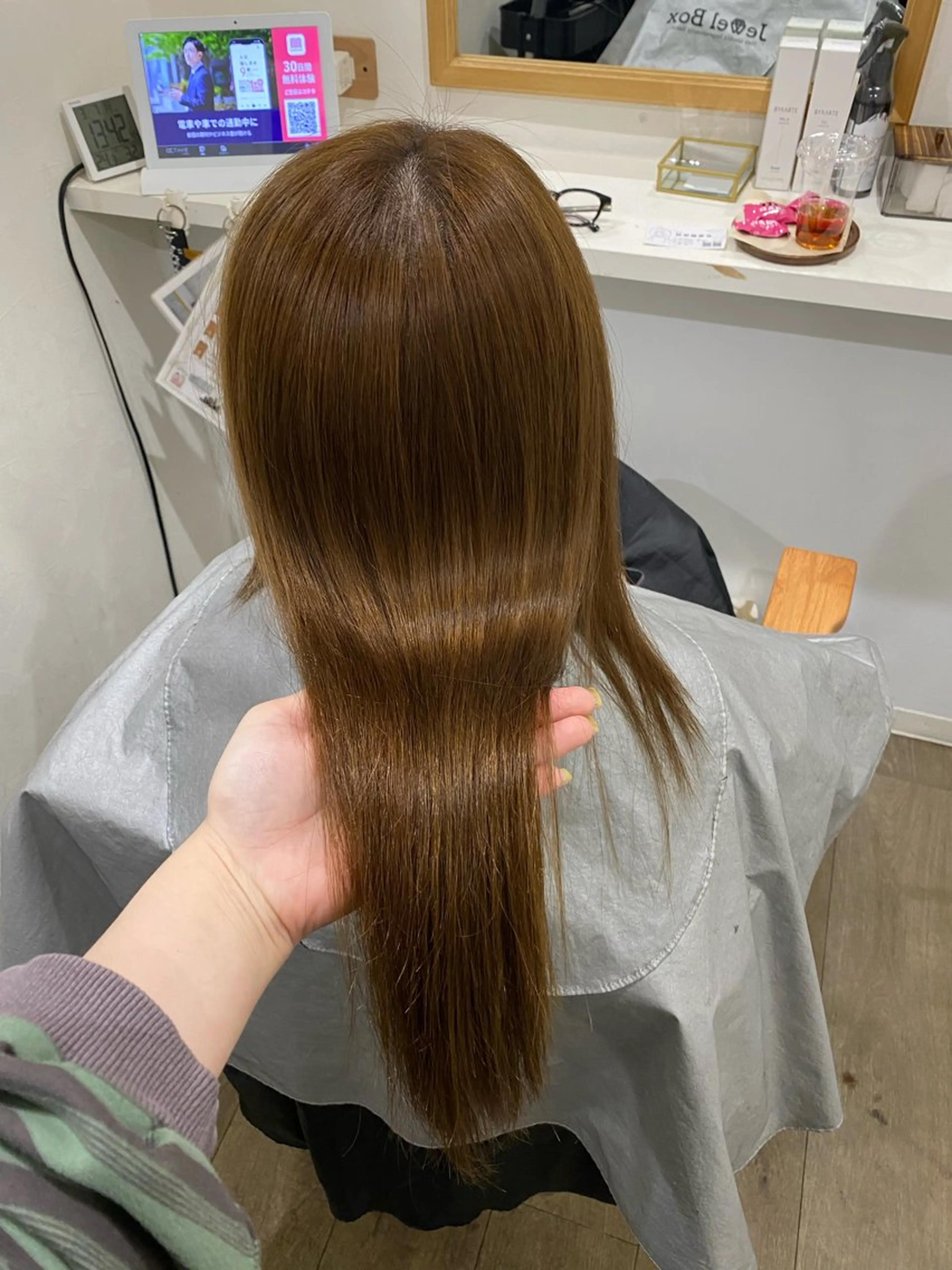 ロング 縮毛矯正 髪質改善サロン 梅田/ヨナミネのヘアスタイル