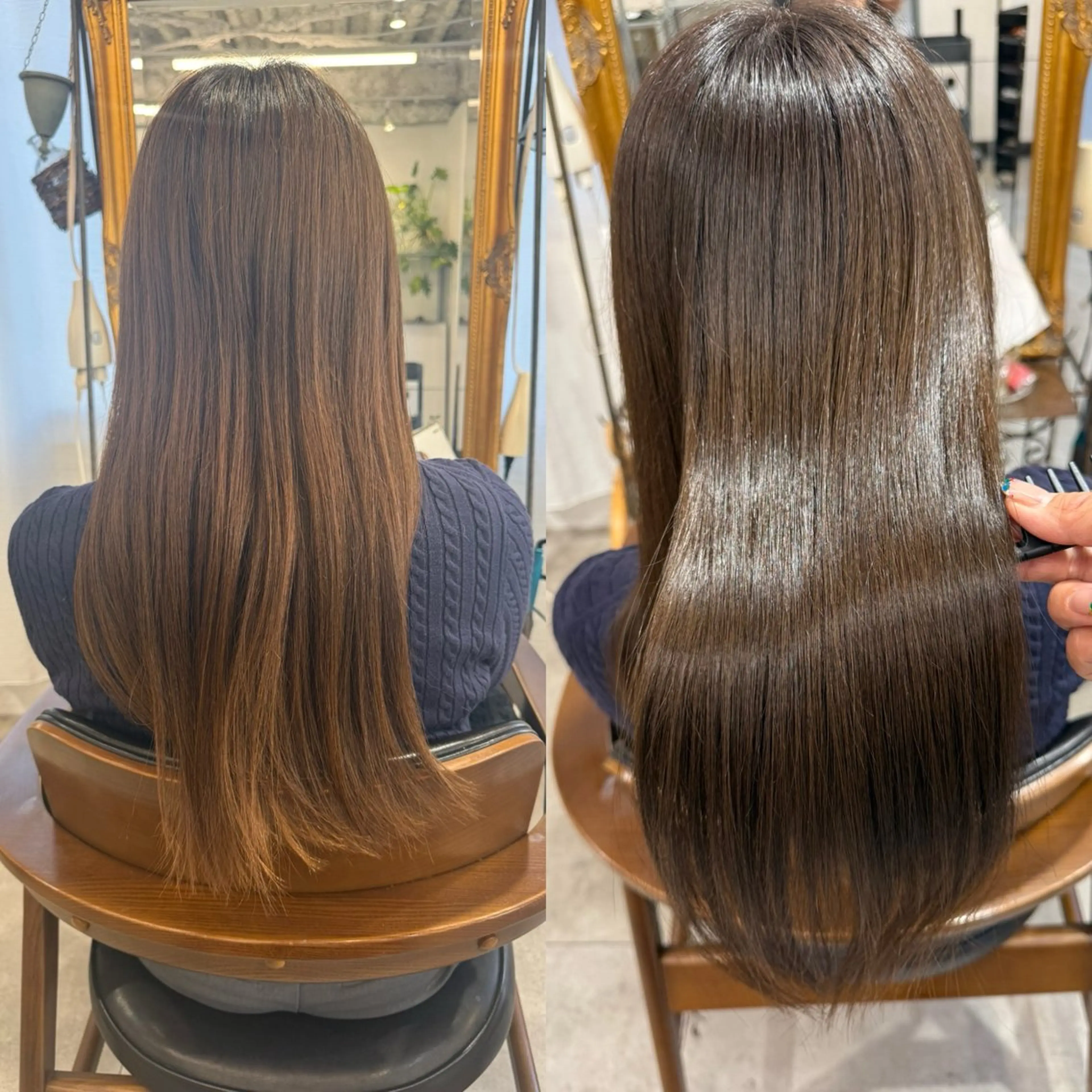 《圧倒的艶髪へ》髪質改善トリートメント＋カット￥18700の写真