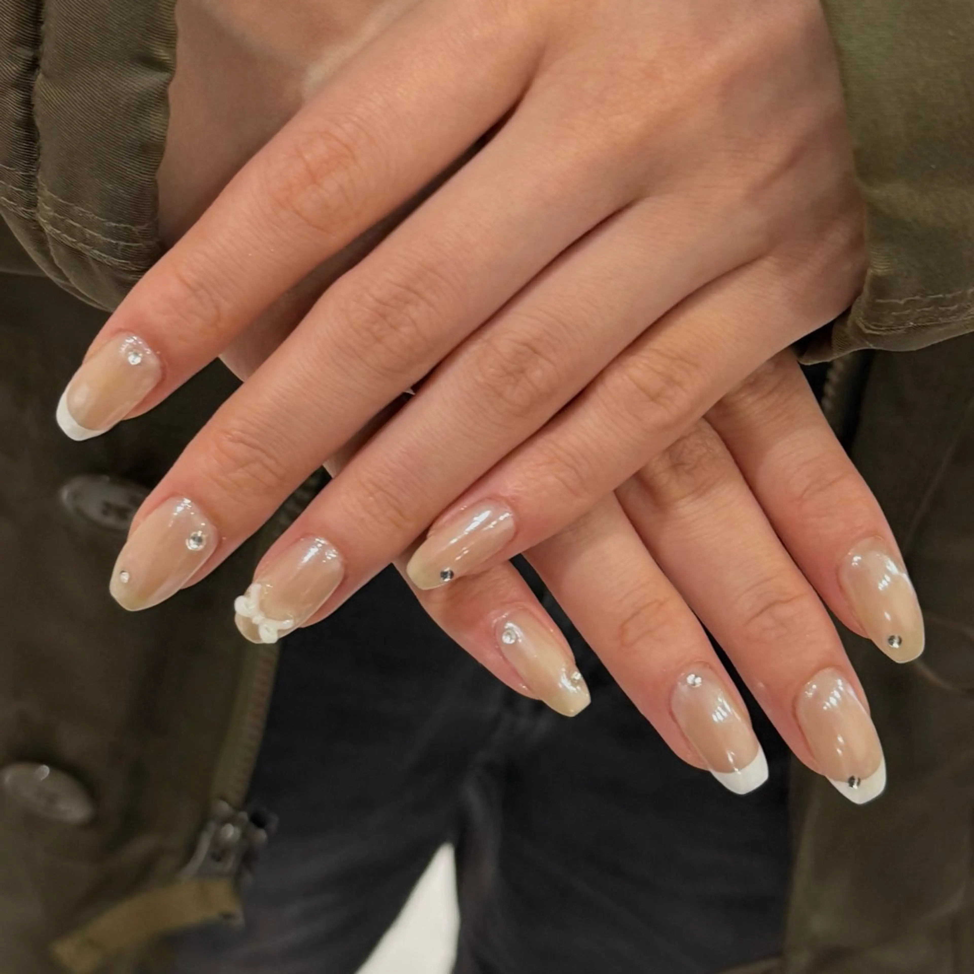 ネイル 持ち込み ハンドネイル キャッツアイ東京 武島のネイルデザイン