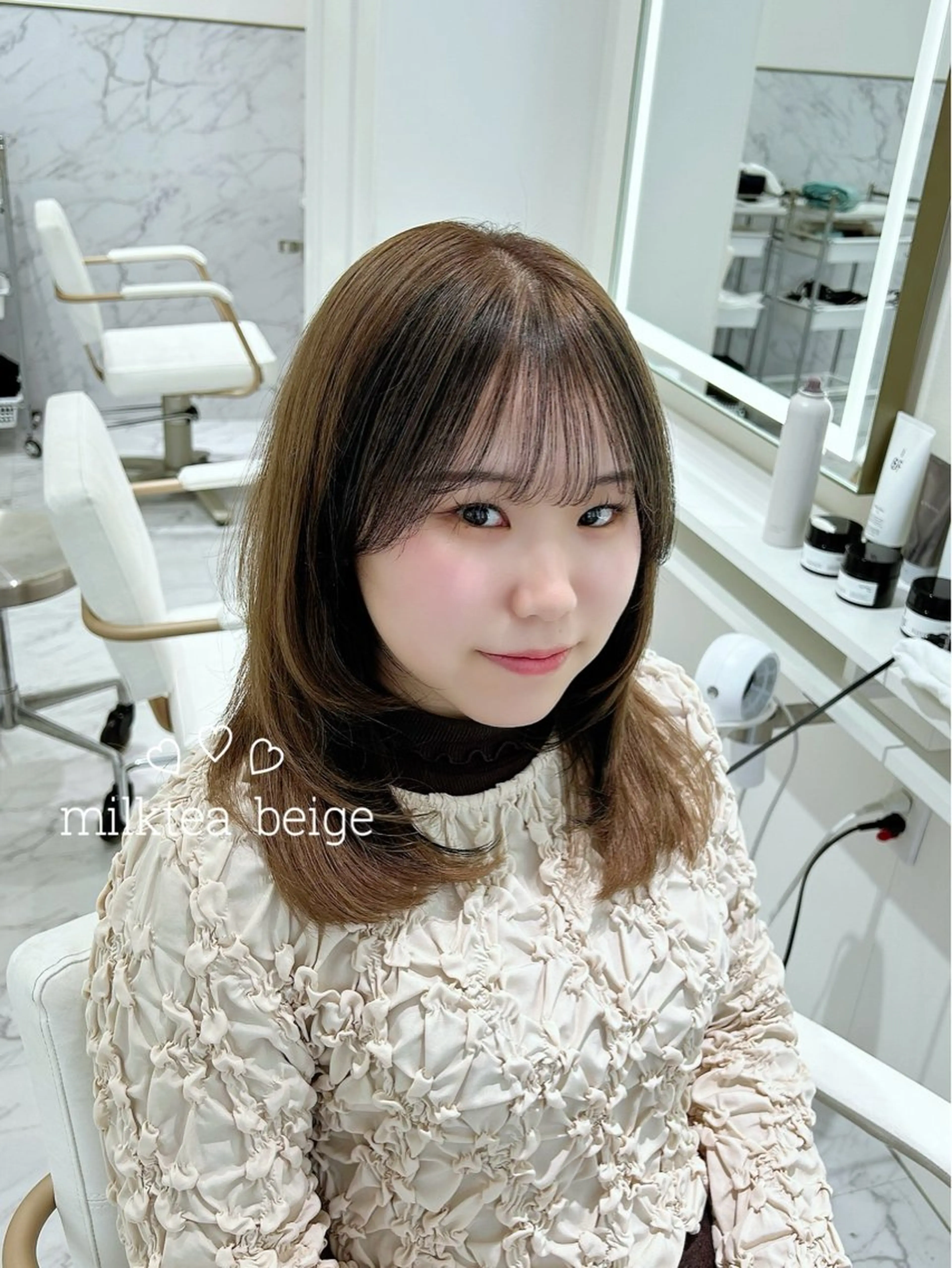 💡U24 【似合わせ前髪カット】➕【スタイリング】✂️🩵の写真