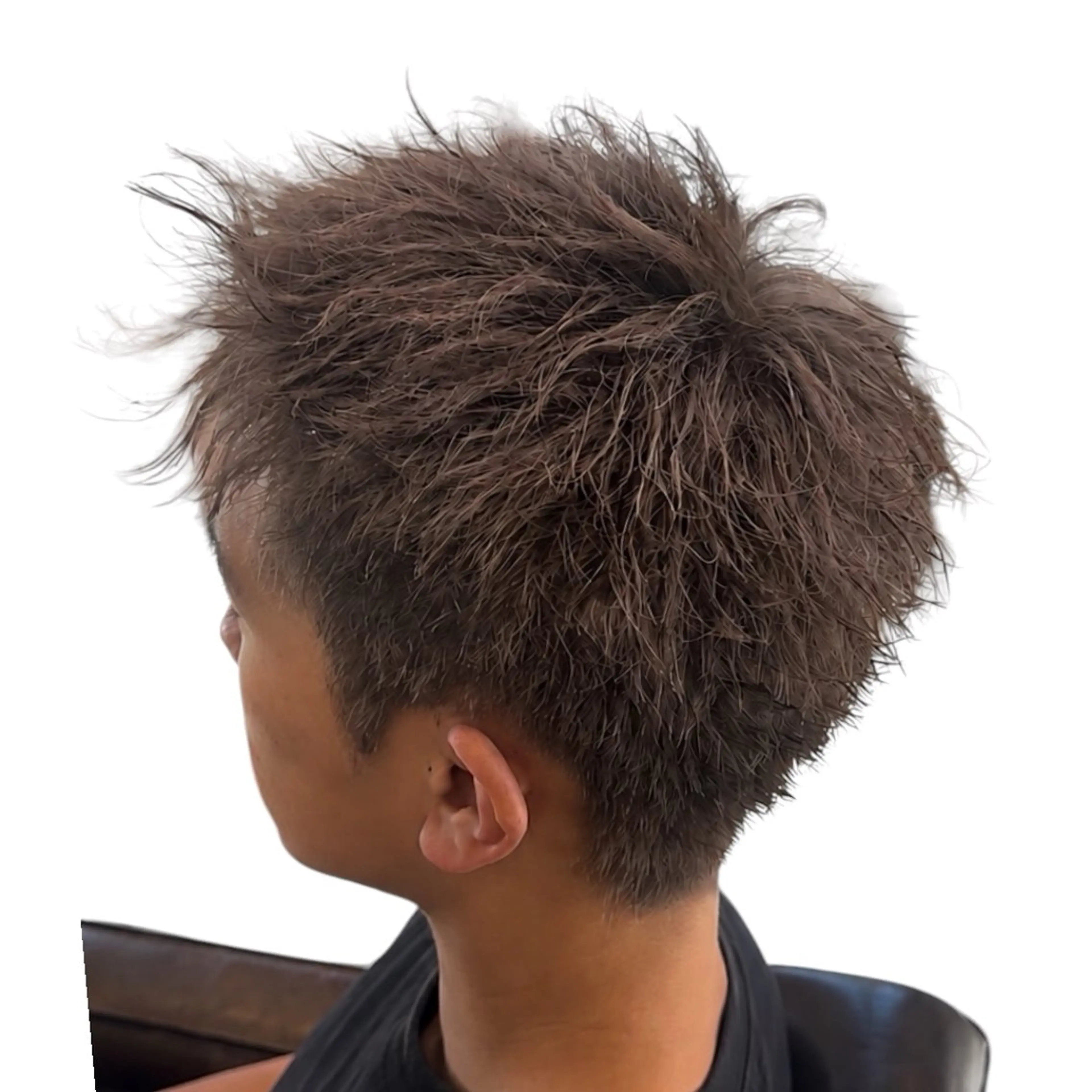 ショート カラー ベージュカラー ブリーチ ヘアカラー ヤマザキ ソラのヘアスタイル
