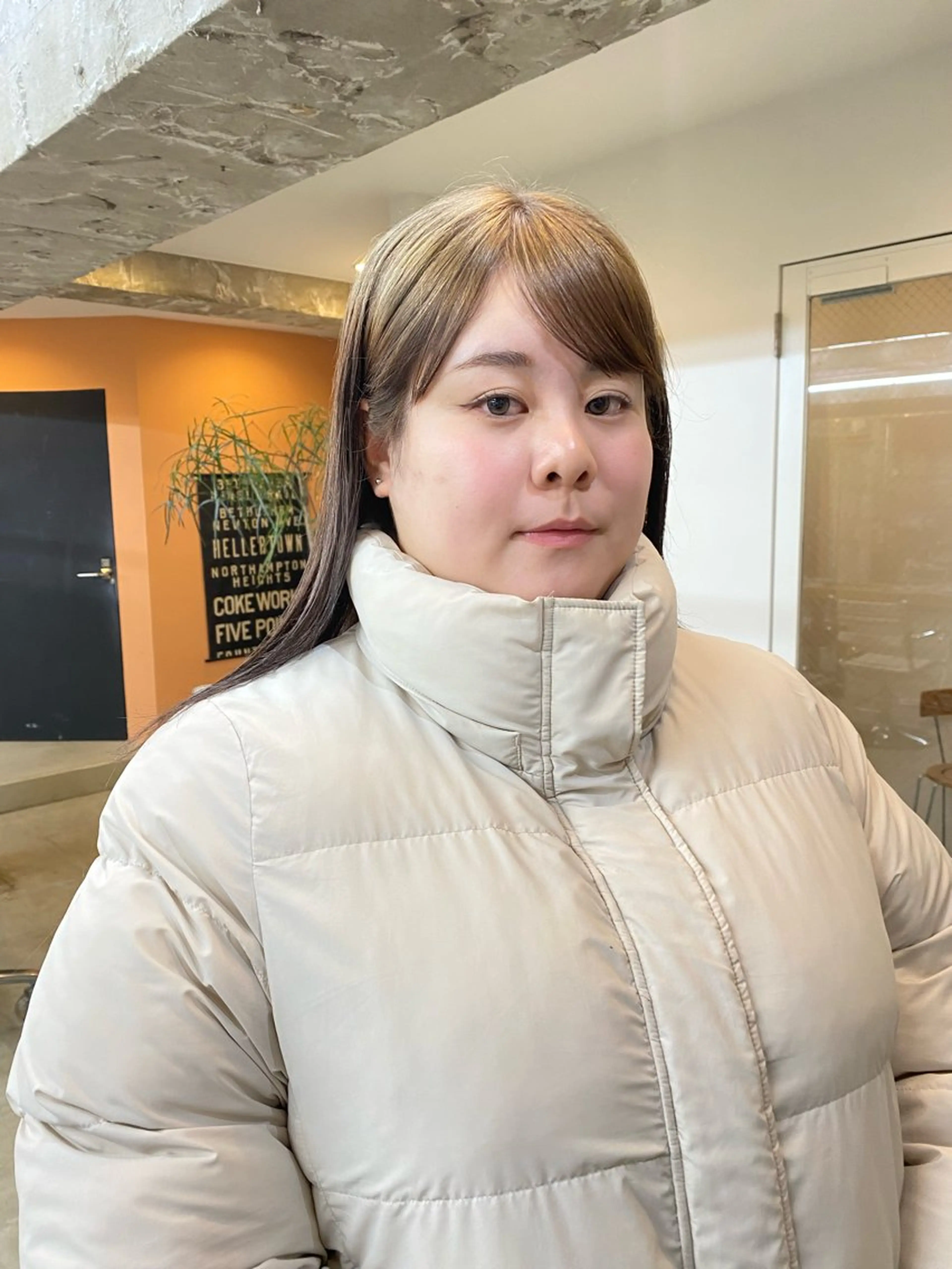 セミロング カラー カット ヘアカラー longtemps所属・竹内 柚子のヘアスタイル