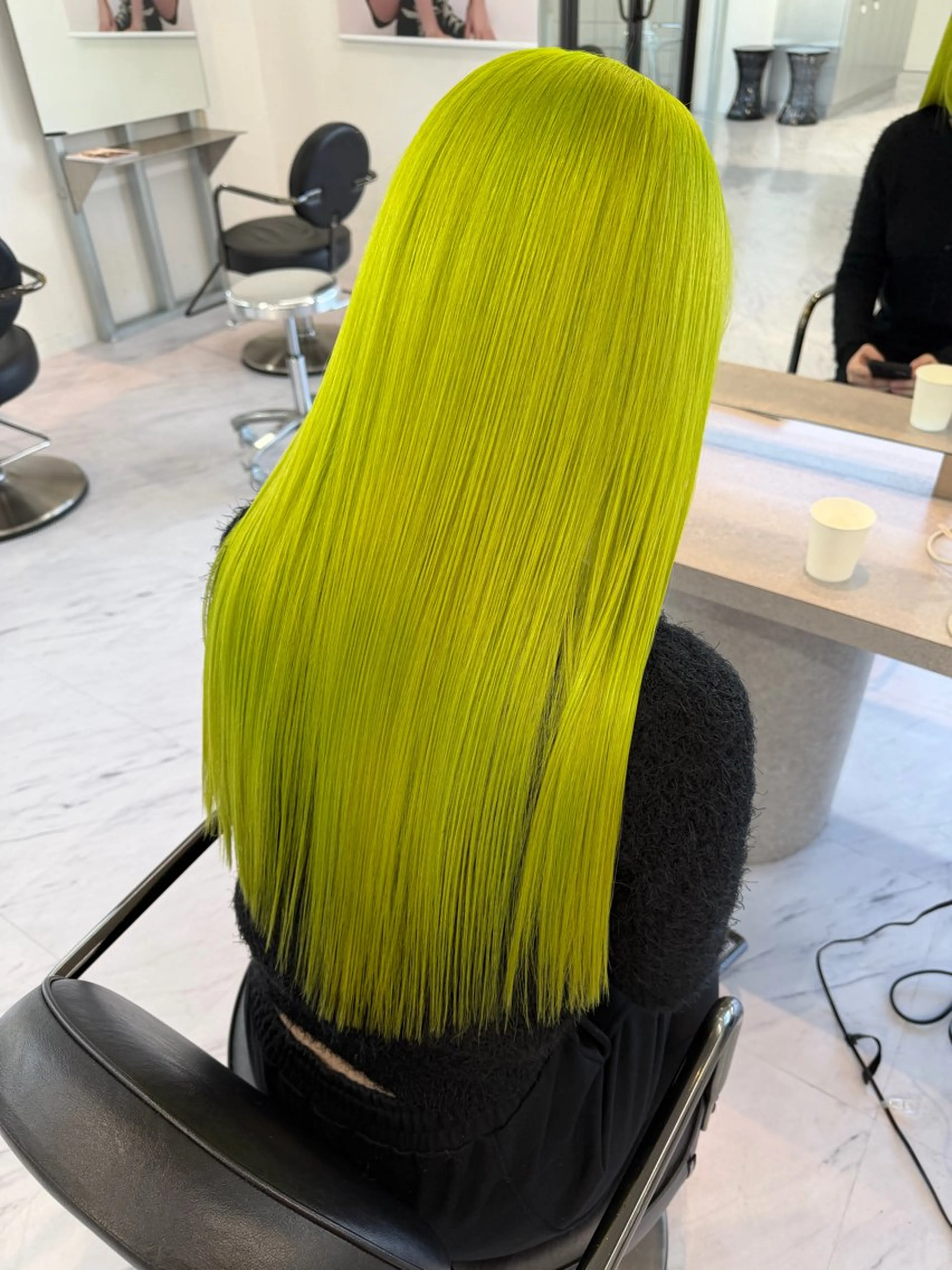 ロング カラー ベージュカラー ブリーチ ケアブリーチ デザインカラー ダブルカラー ヘアカラー トリートメント TATSUブリーチ/ ミルクティーベージュのヘアスタイル