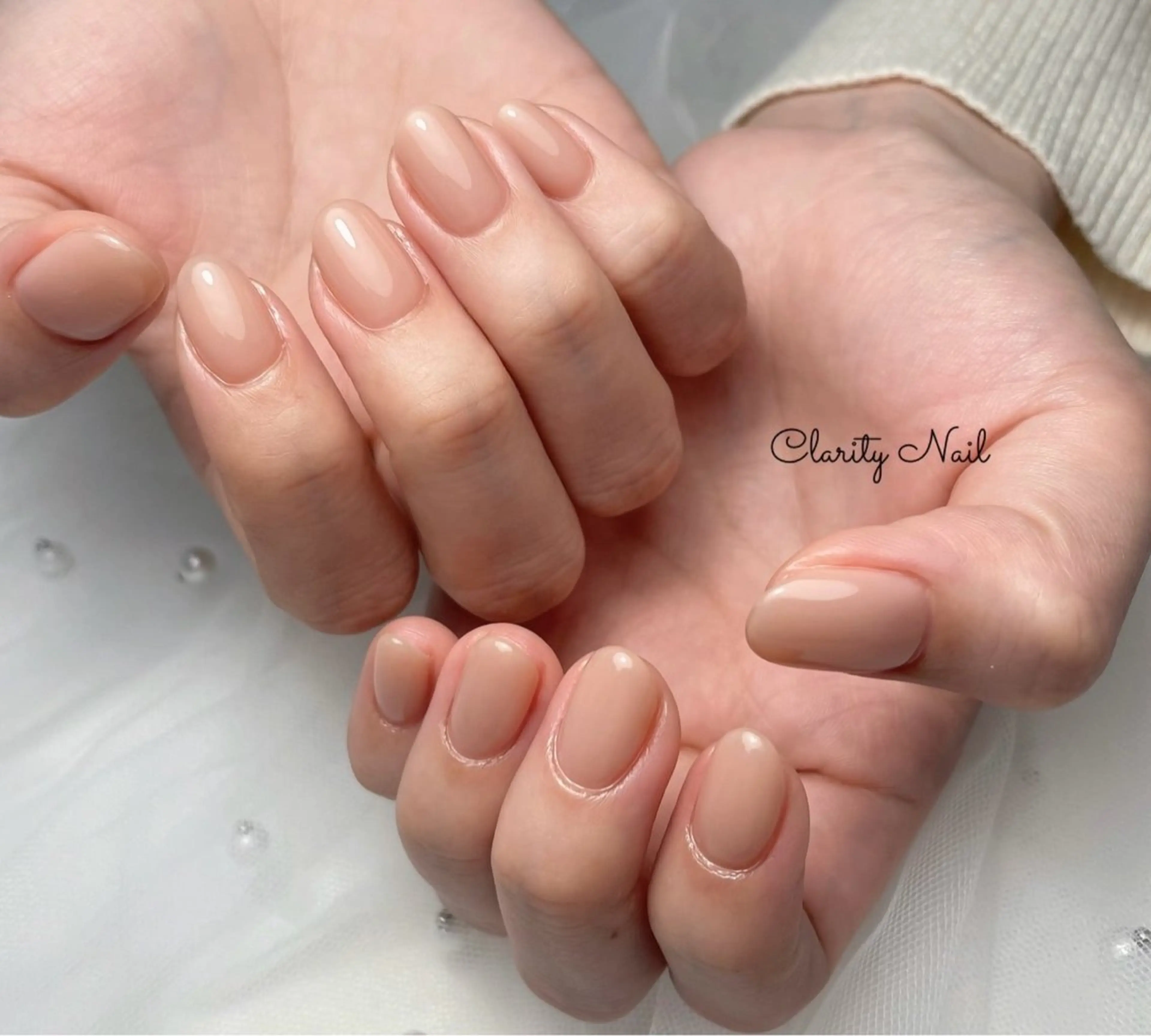 ネイル ワンカラーネイル ハンドネイル Clarity Nailのネイルデザイン