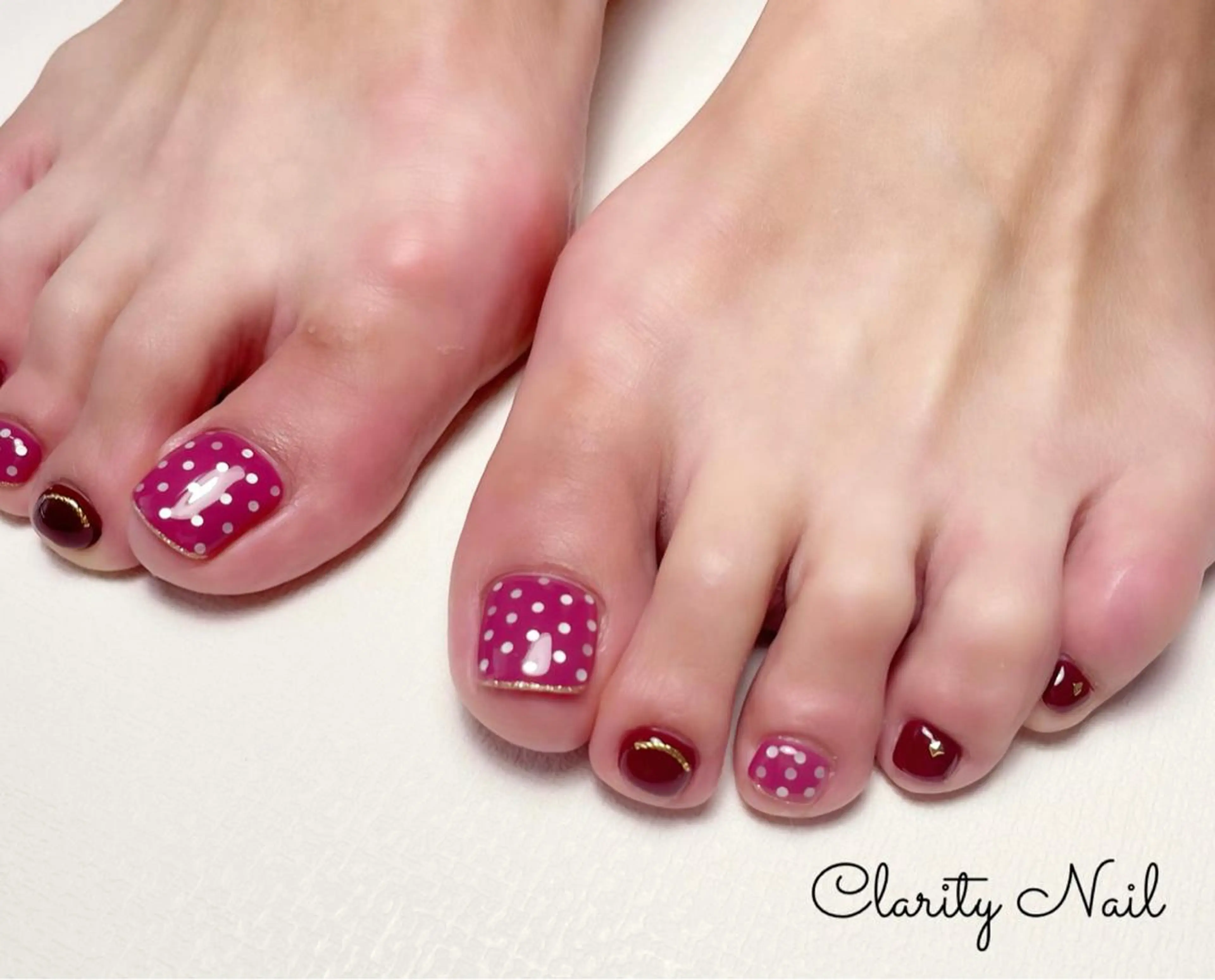 ネイル フットネイル フットネイル Clarity Nailのネイルデザイン