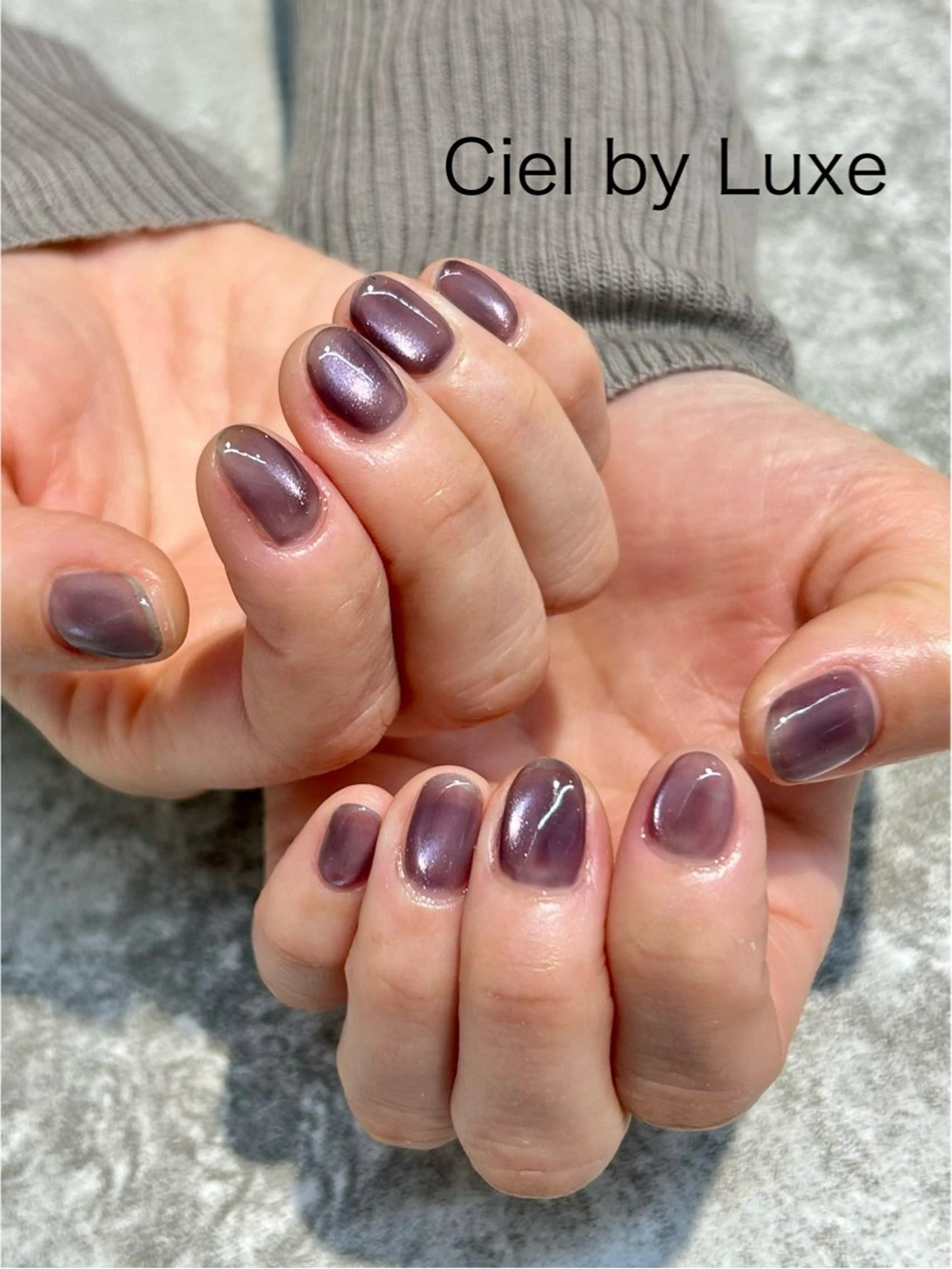 ネイル マグネットネイル CielbyLuxe manamiのネイルデザイン