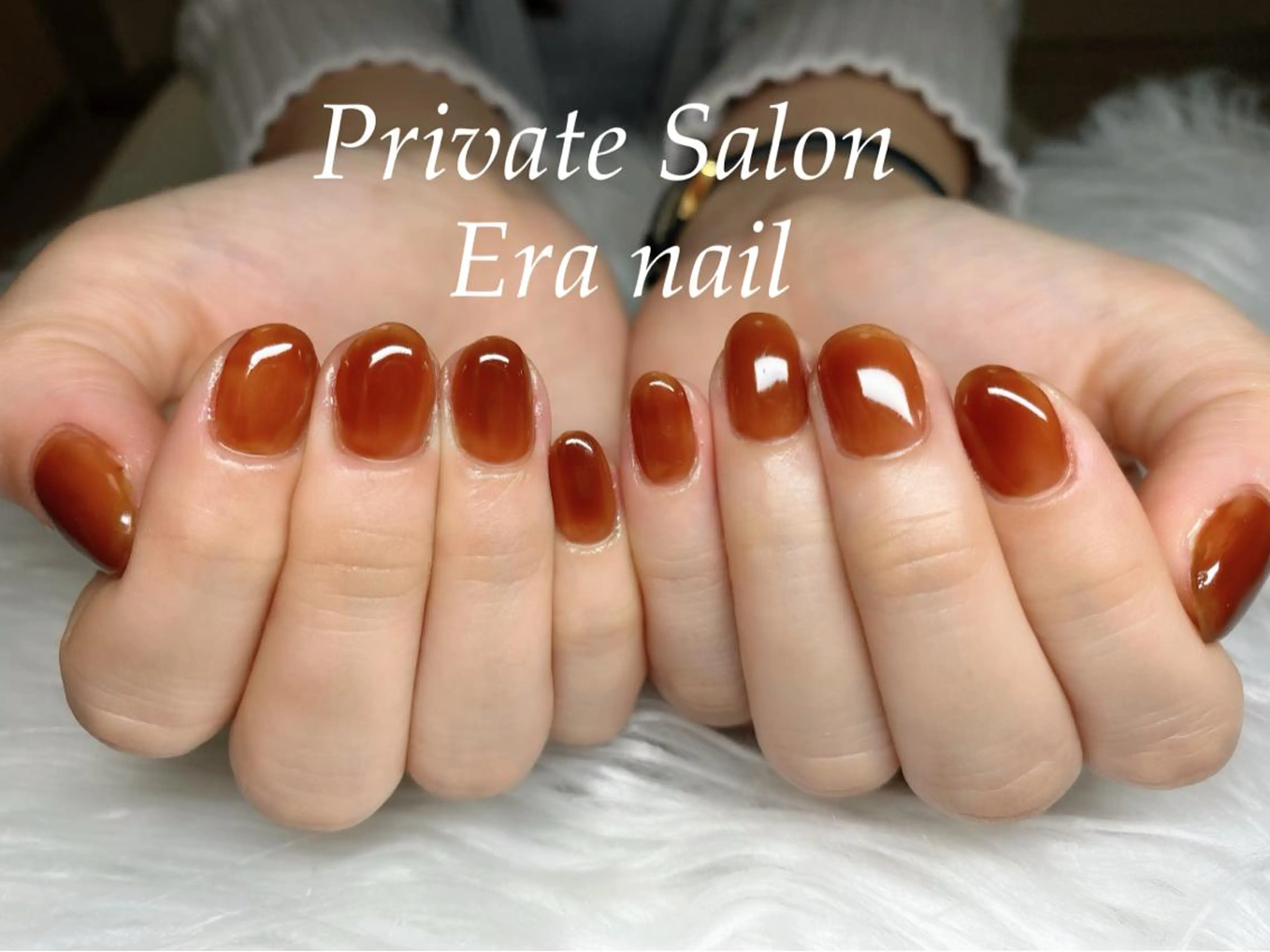 ネイル ワンカラーネイル ハンドネイル Era nailのネイルデザイン