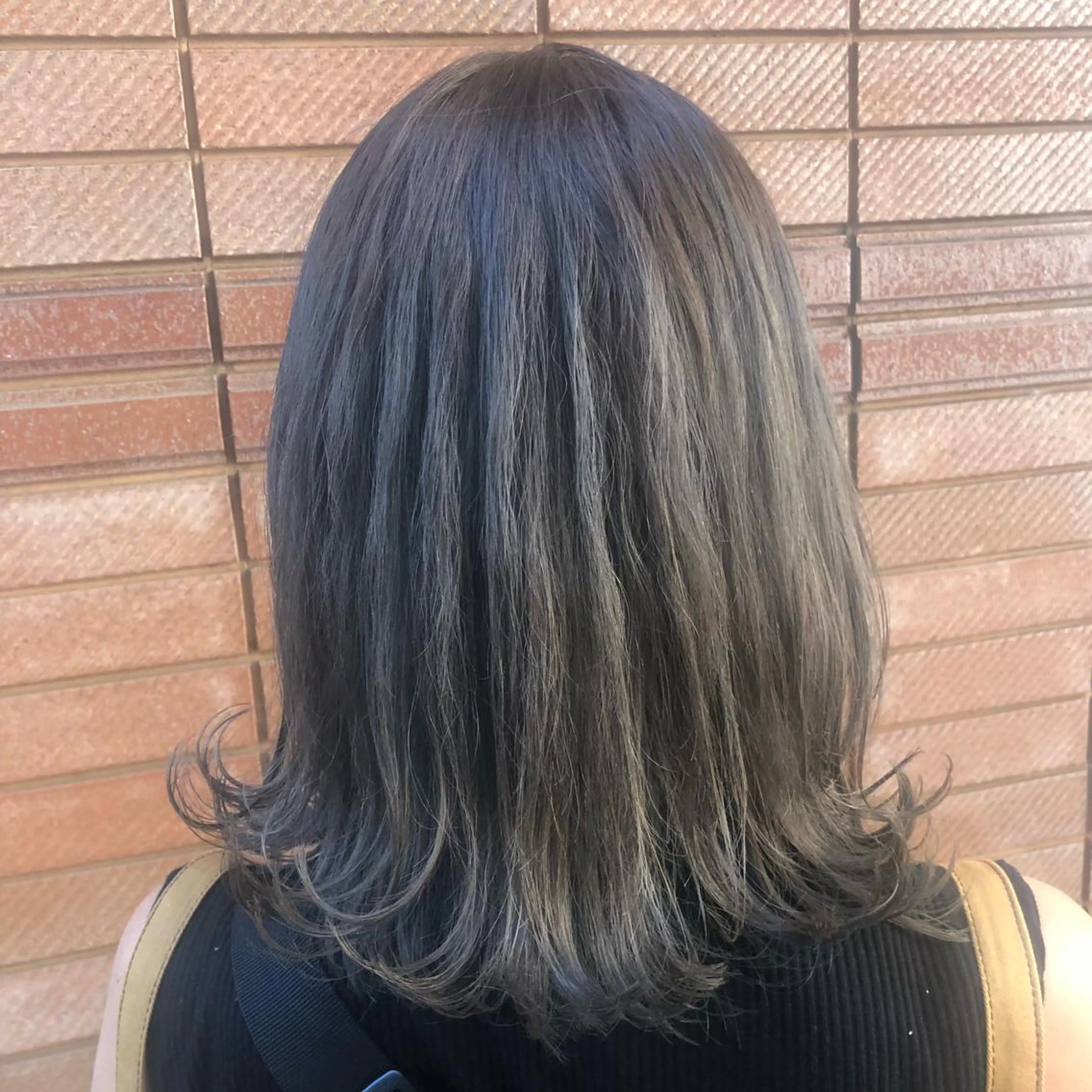 ミディアム カラー RUKA 美容院×ネイリストのヘアスタイル