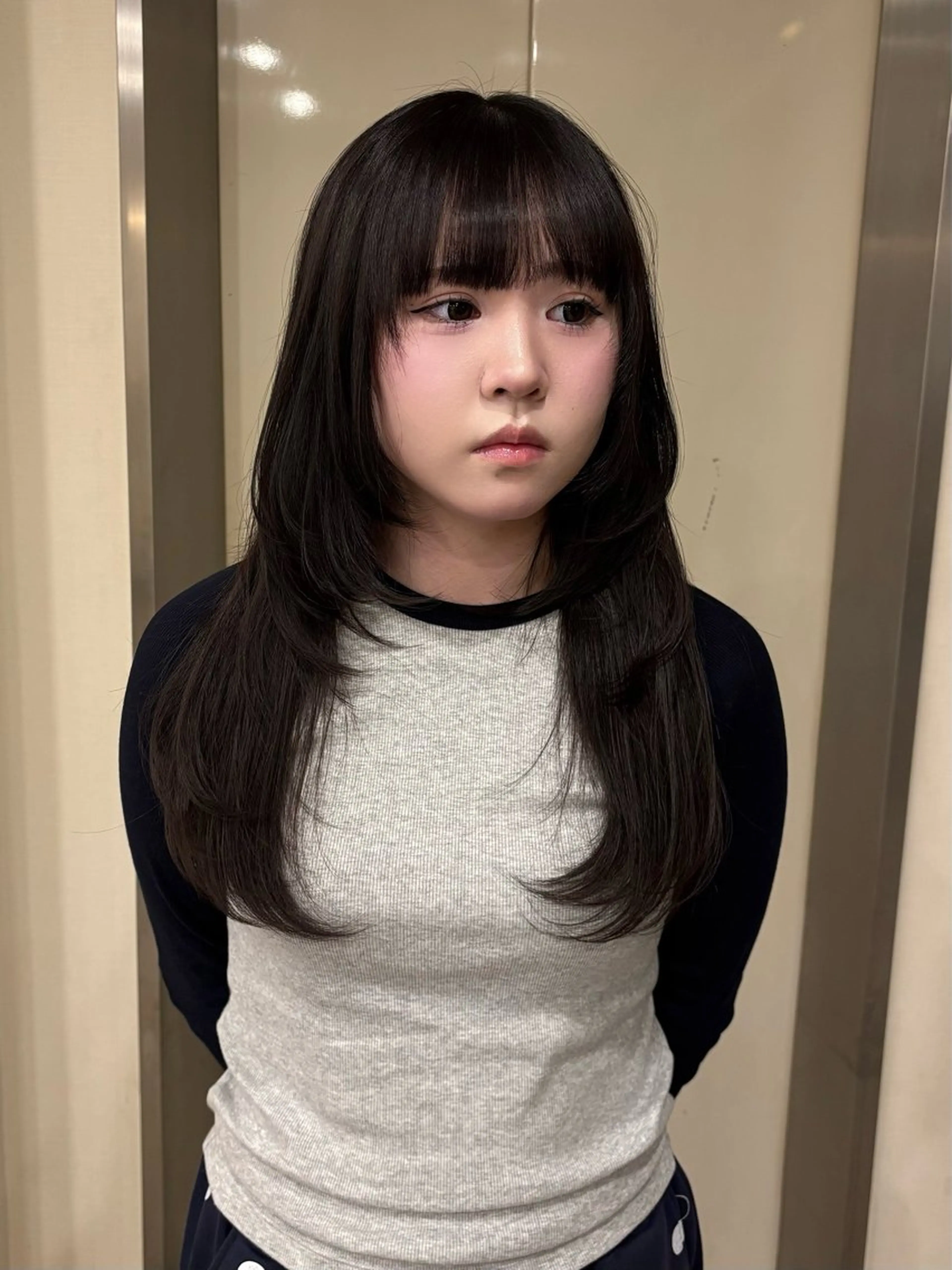 カラー ヘアカラー hair &eye あおいのヘアスタイル