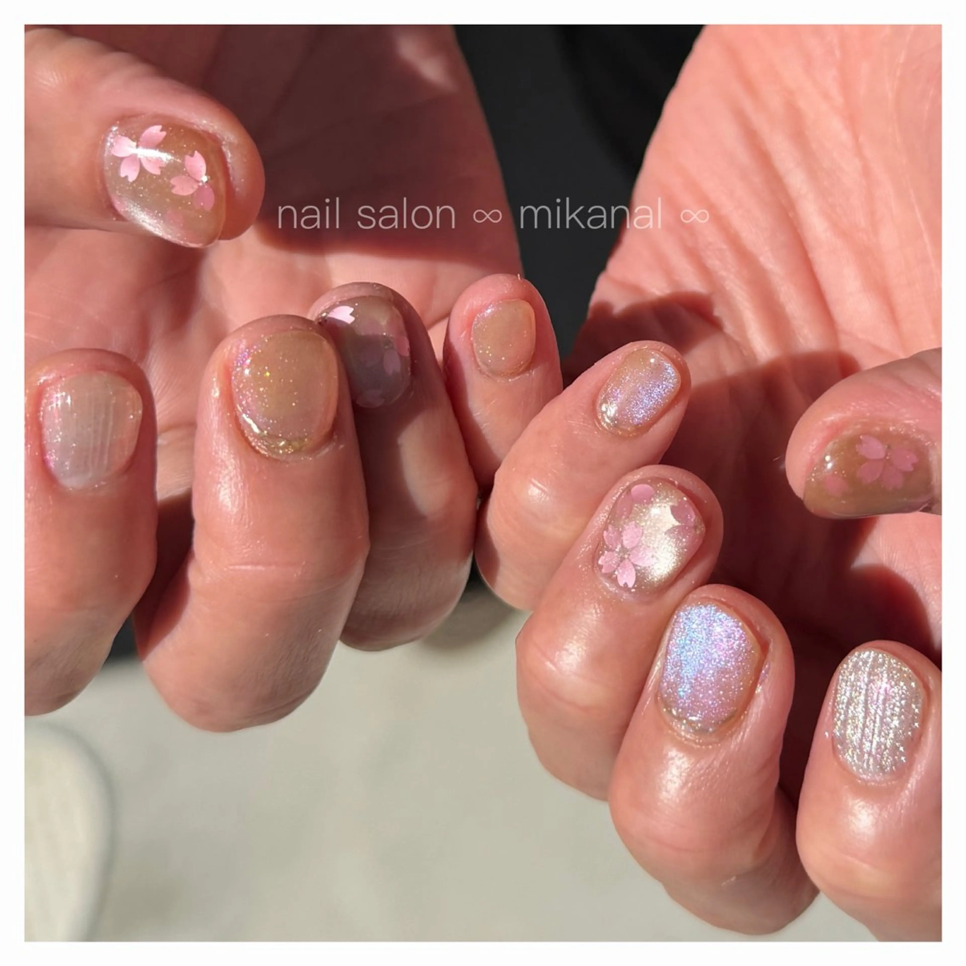 ネイル ハンドネイル nailsalon ∞ ﾐｶﾅﾙ ∞のネイルデザイン