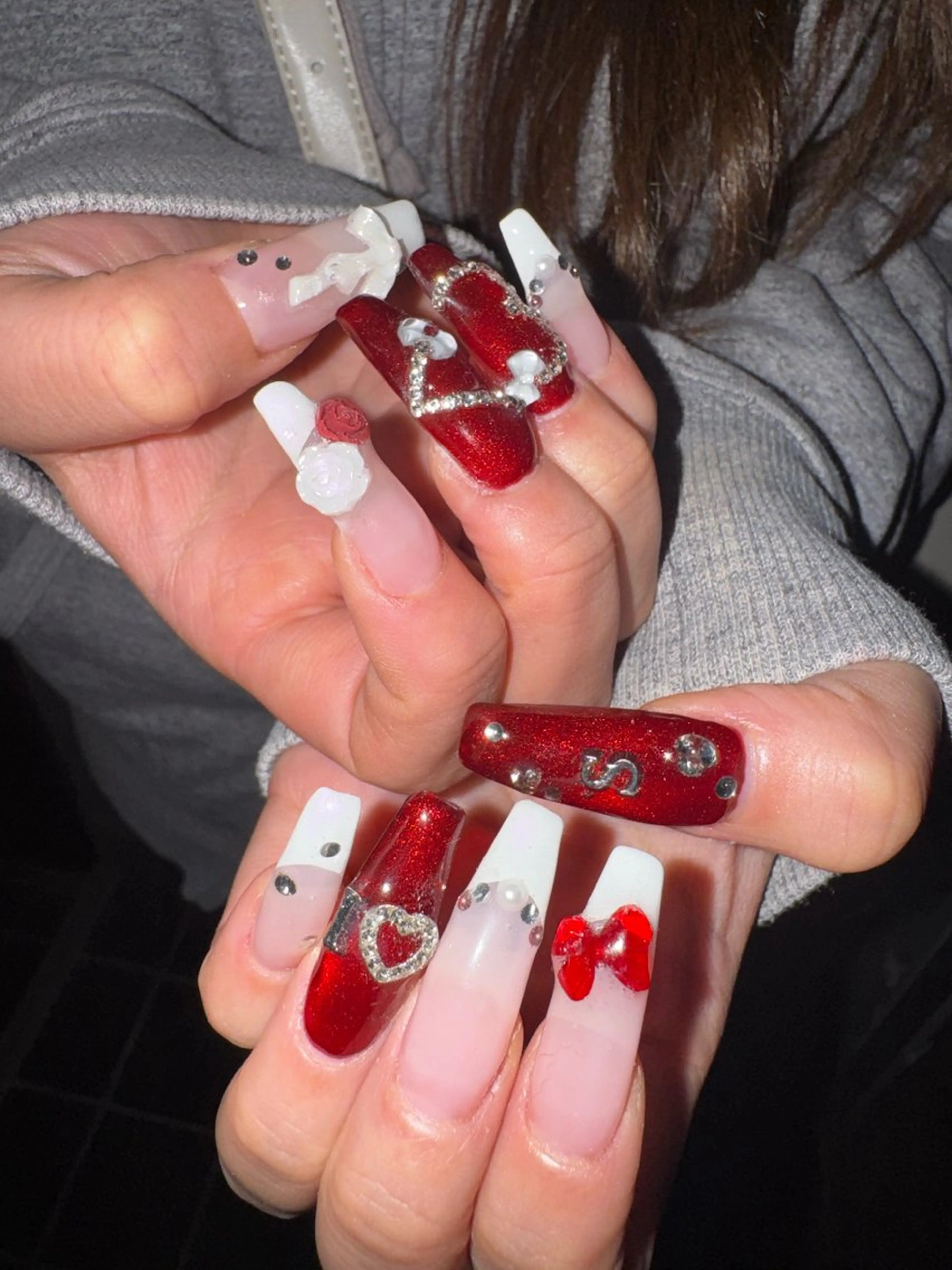 ネイル ハンドネイル MITSUKI🪡 海外/個性派/ロングのネイルデザイン