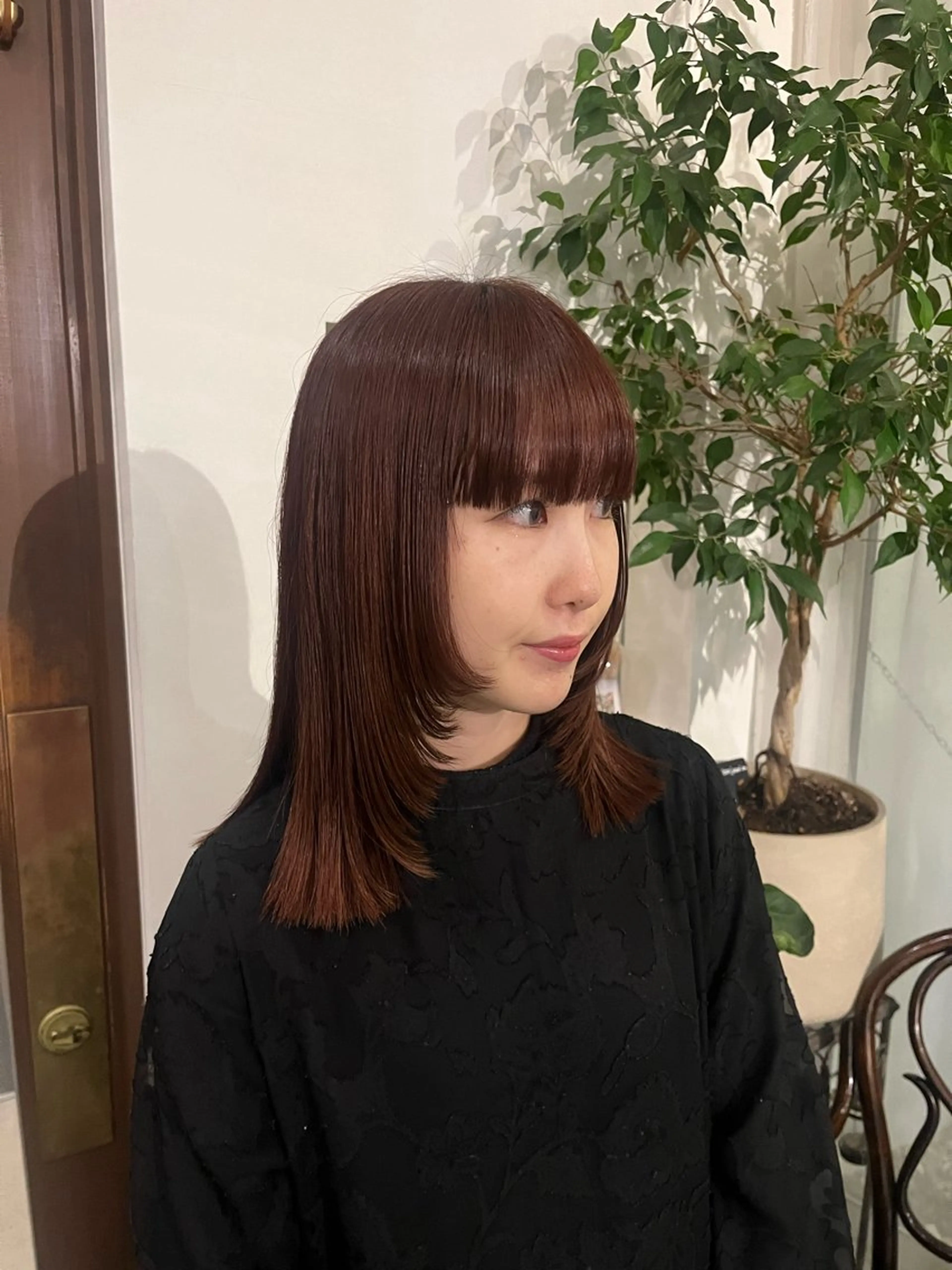 ミディアム 柴田 さくらのヘアスタイル