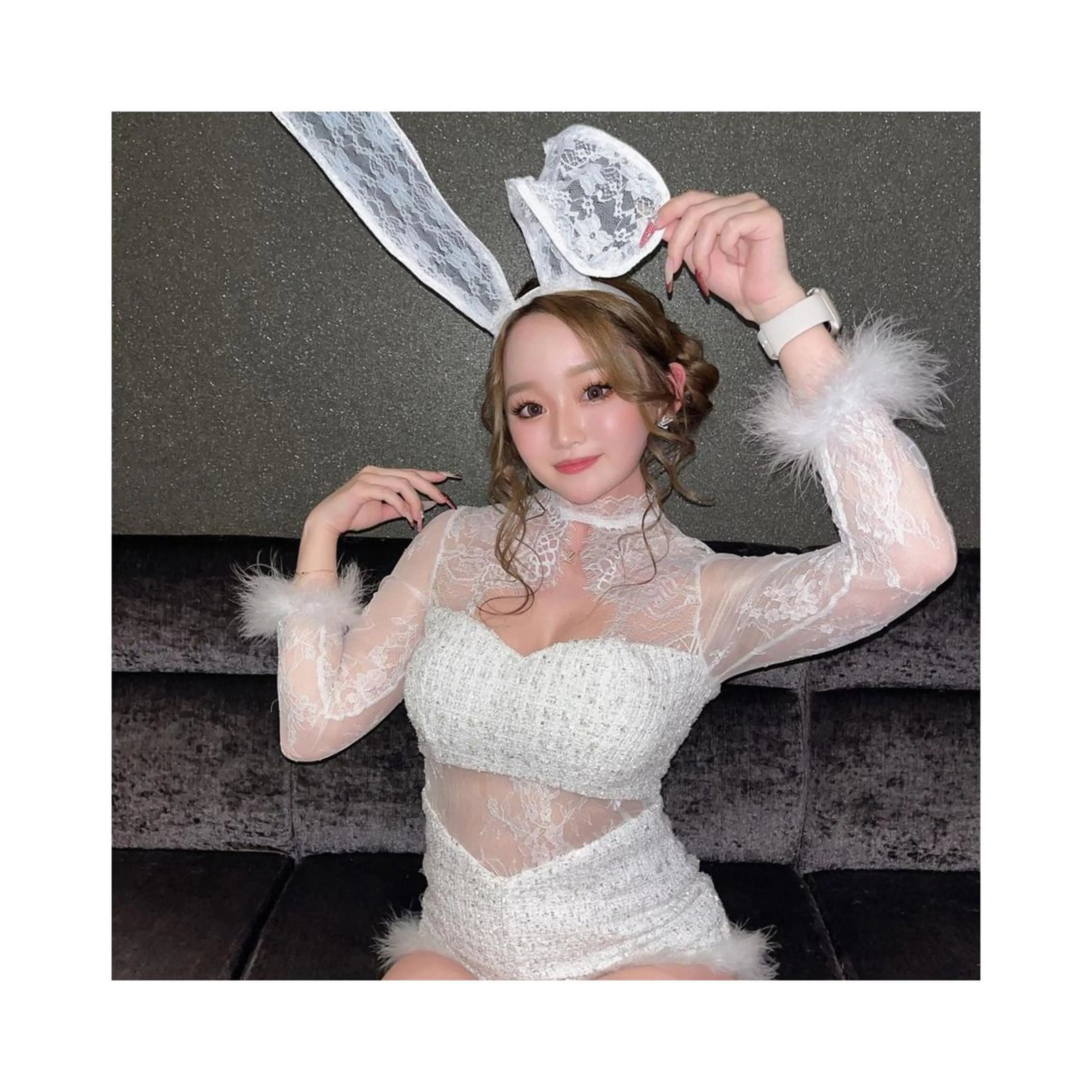 ロング ヘアアレンジ お団子ヘア ヘアセット Total  Salon Mikazuki所属・Mikazuki オーナーTeradaのマツエク・マツパデザイン