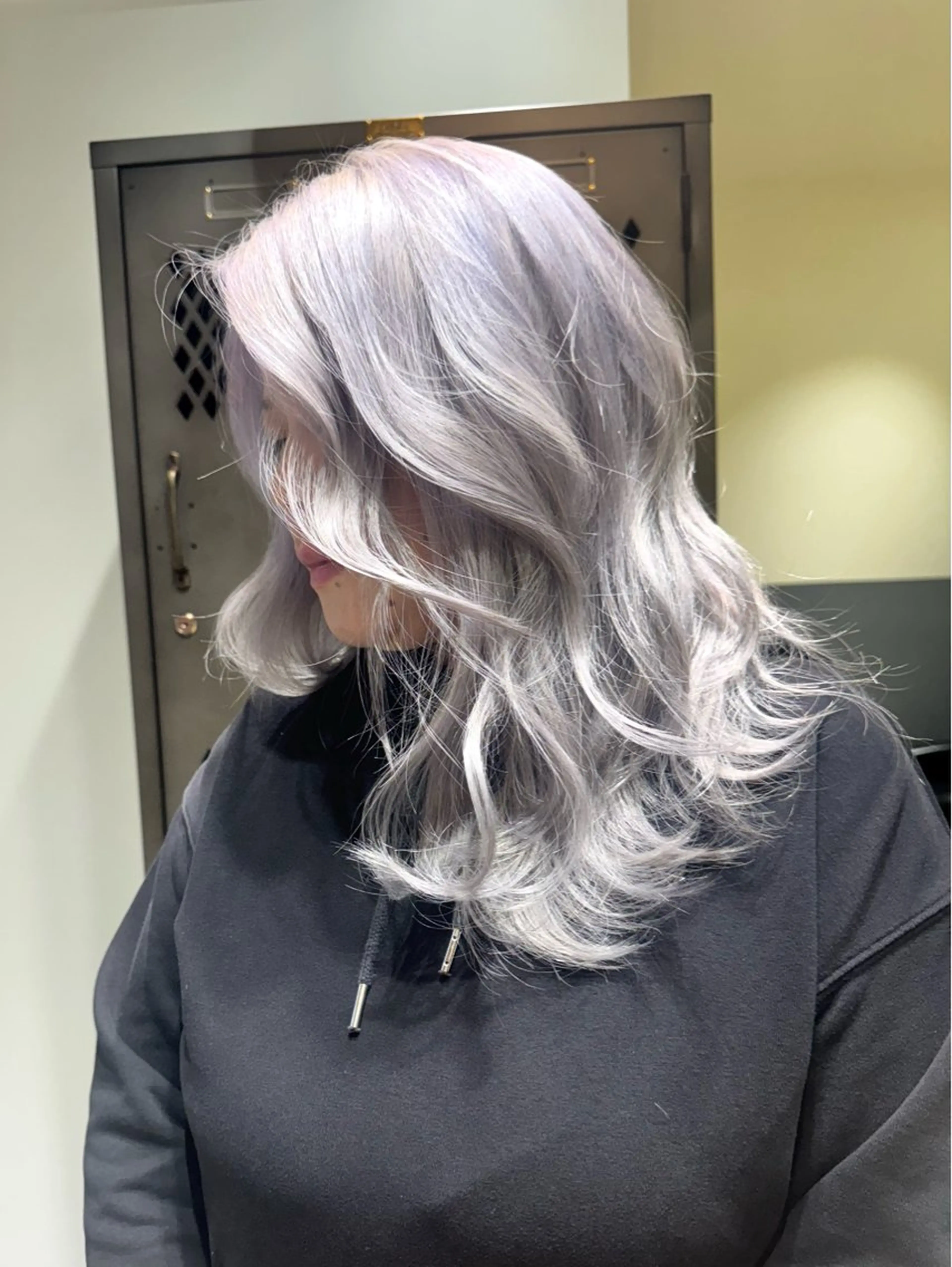 セミロング カラー 園田 将士のヘアスタイル