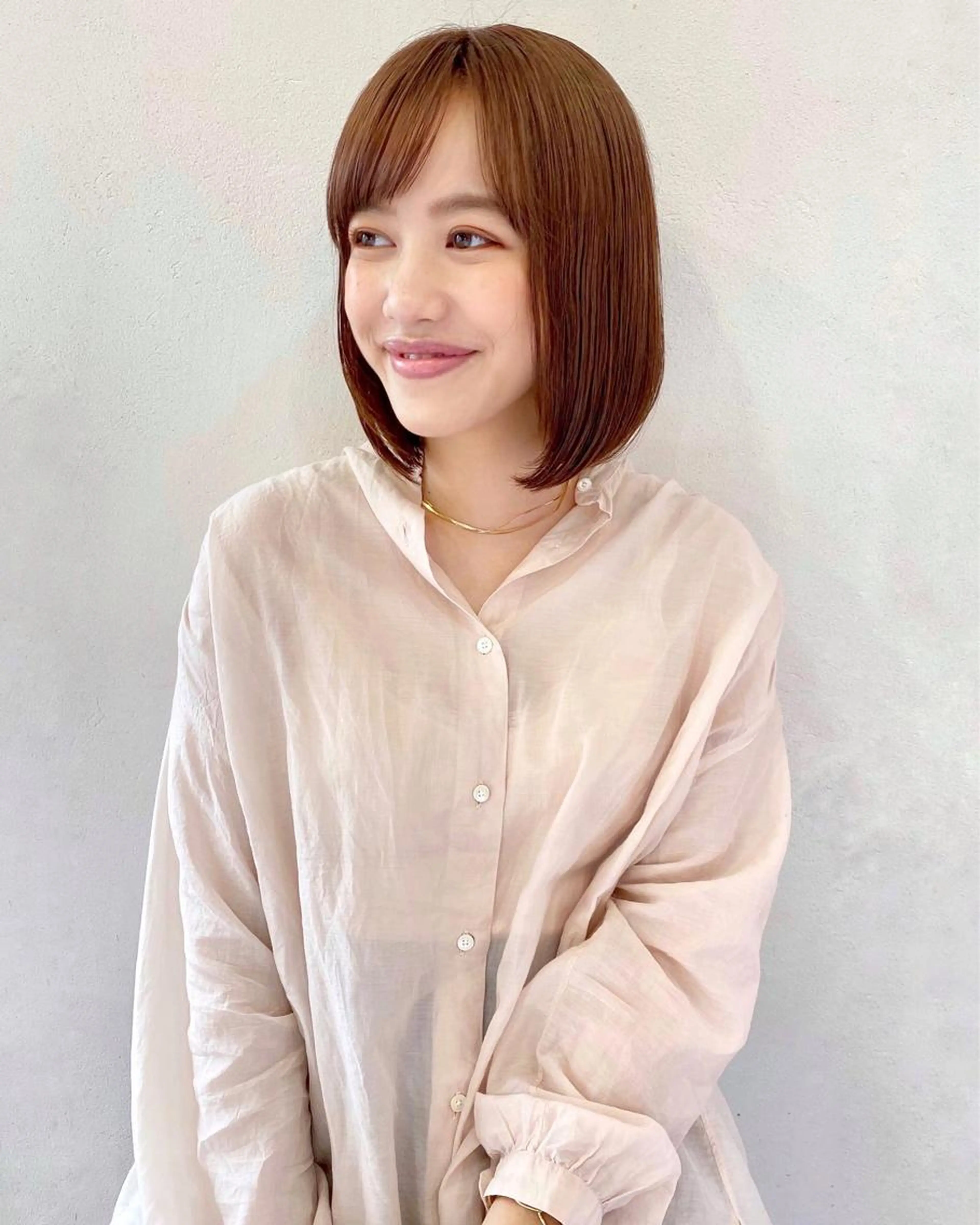 ボブヘアお任せ下さい✨つるんとコンパクトなボブカット（ミニボブ◎）＋高保湿トリートメント🌱の写真