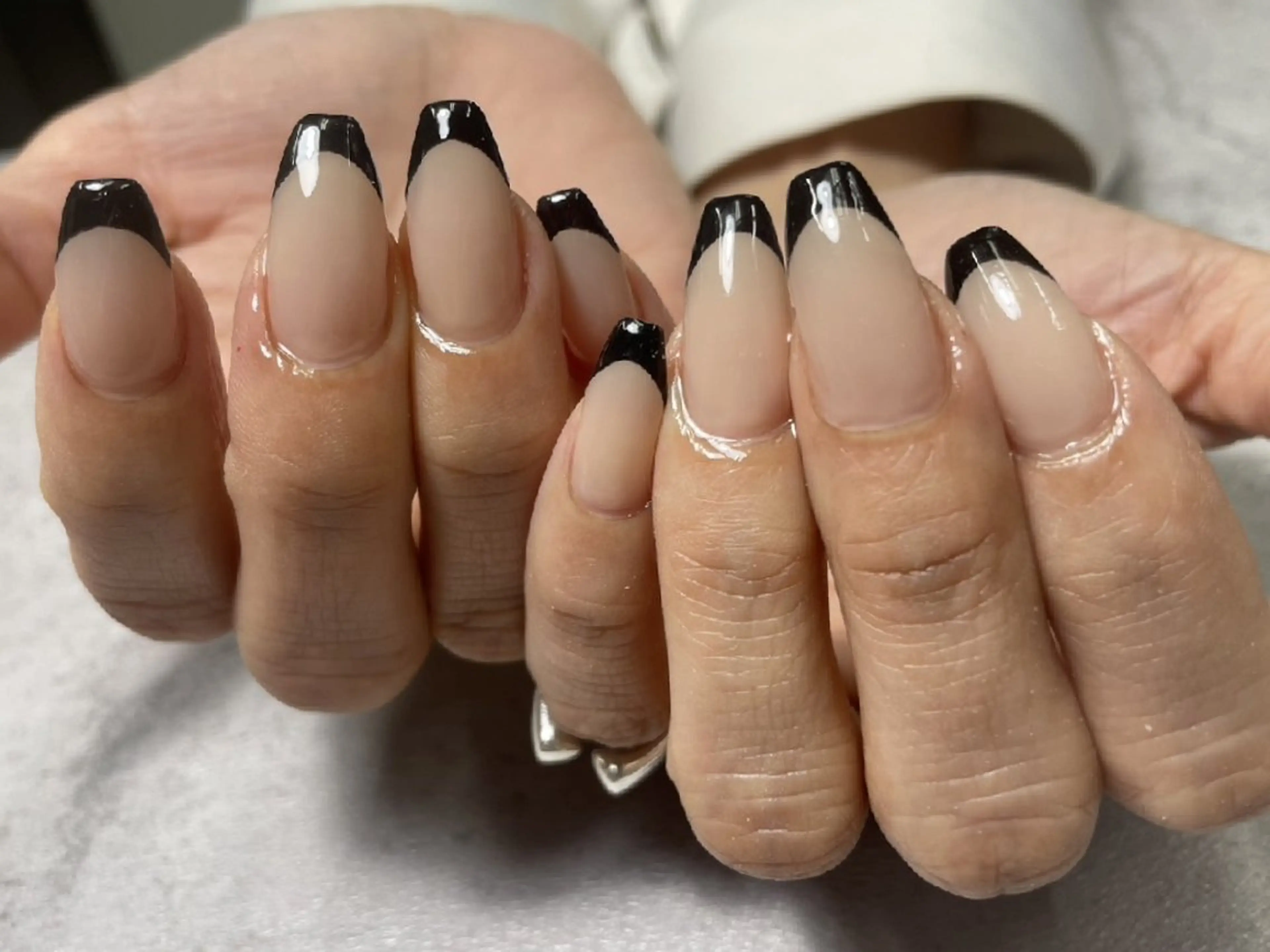 ネイル フレンチネイル シンプルネイル ハンドネイル K+1所属・k+1💅🏻 miyukiのネイルデザイン