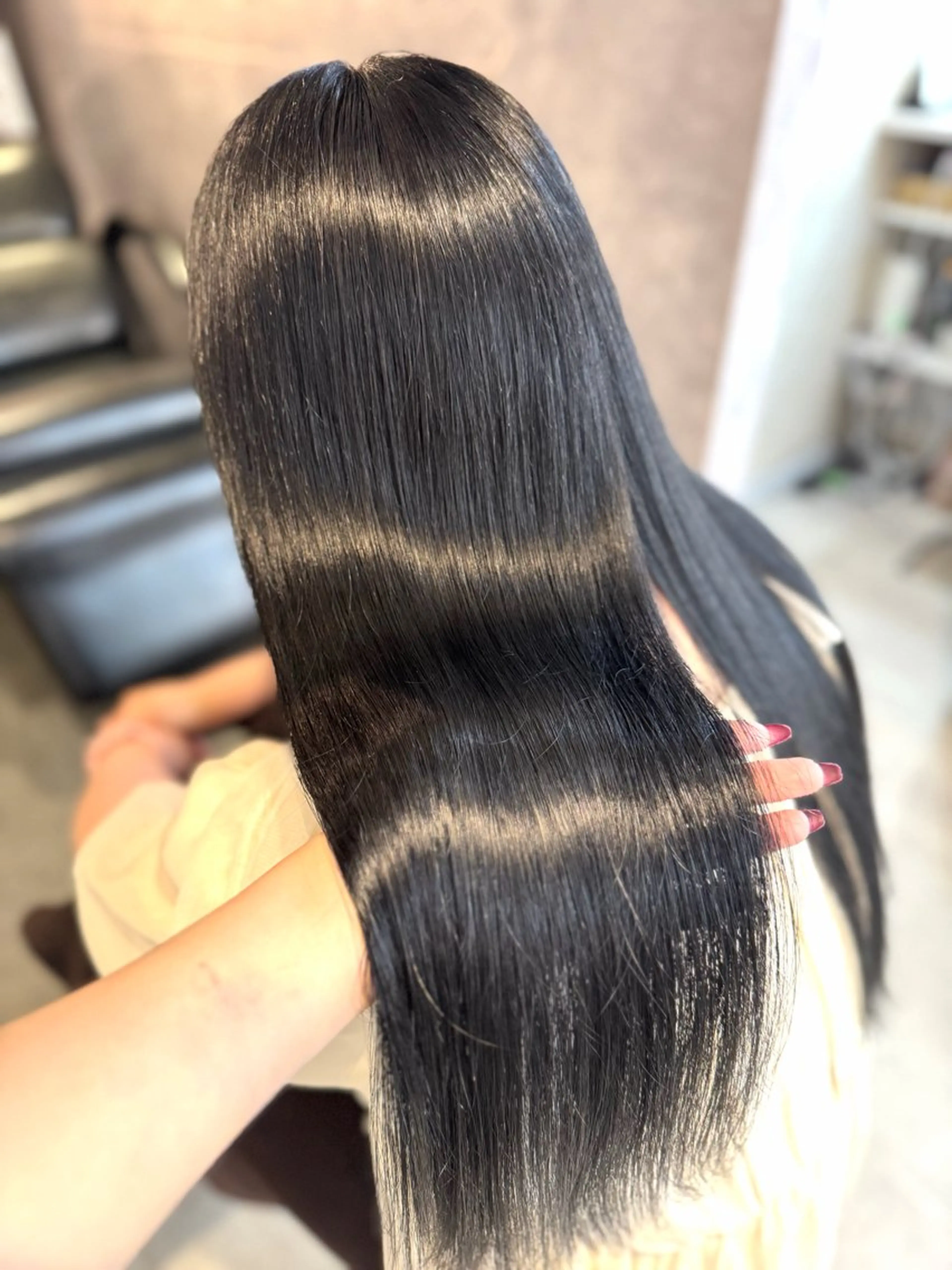 ロング カラー ヘアカラー トリートメント 🩶鈴木茉奈🩶艶髪 /透明感/暖色カラーのヘアスタイル