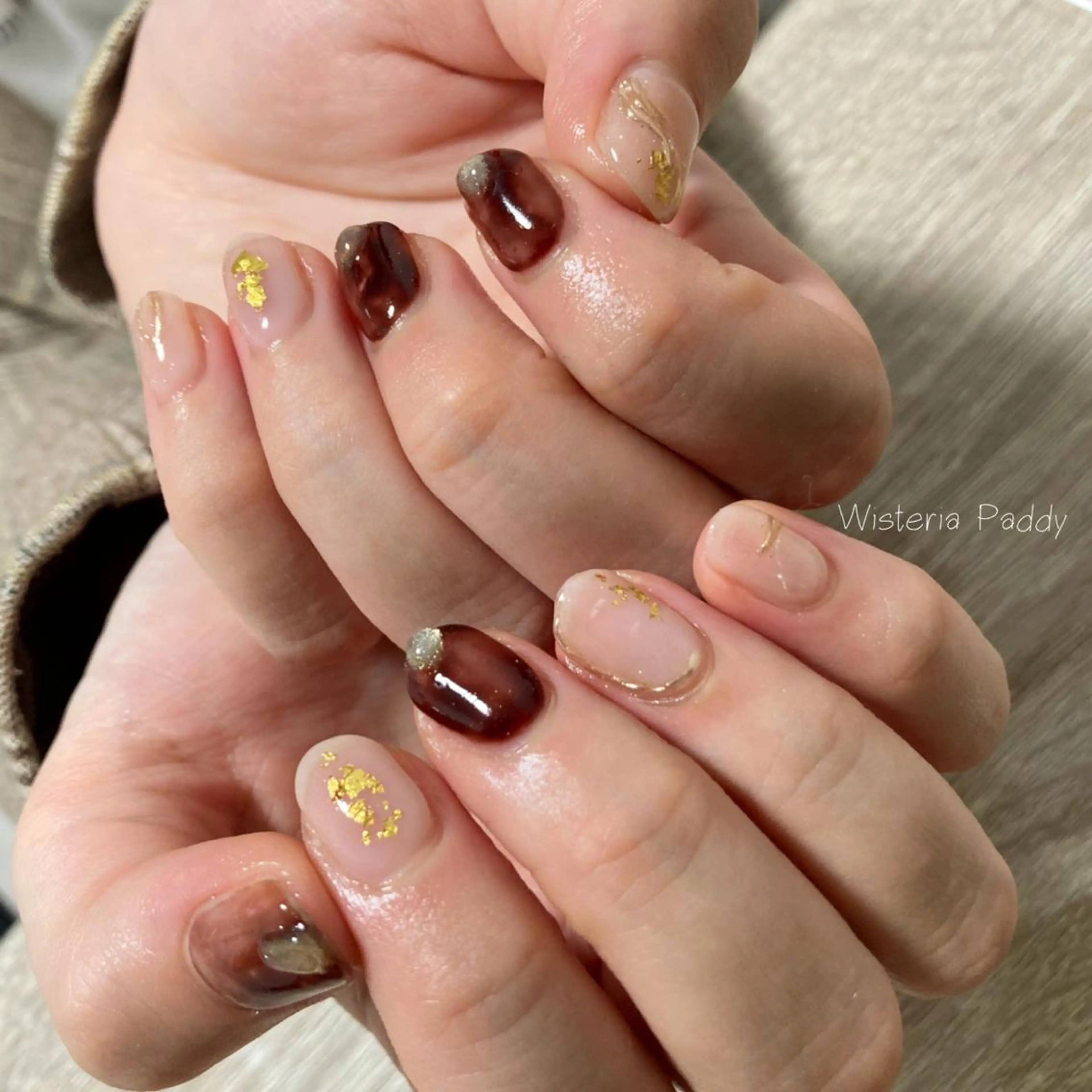 ネイル ニュアンスネイル Wisteria Paddyのネイルデザイン