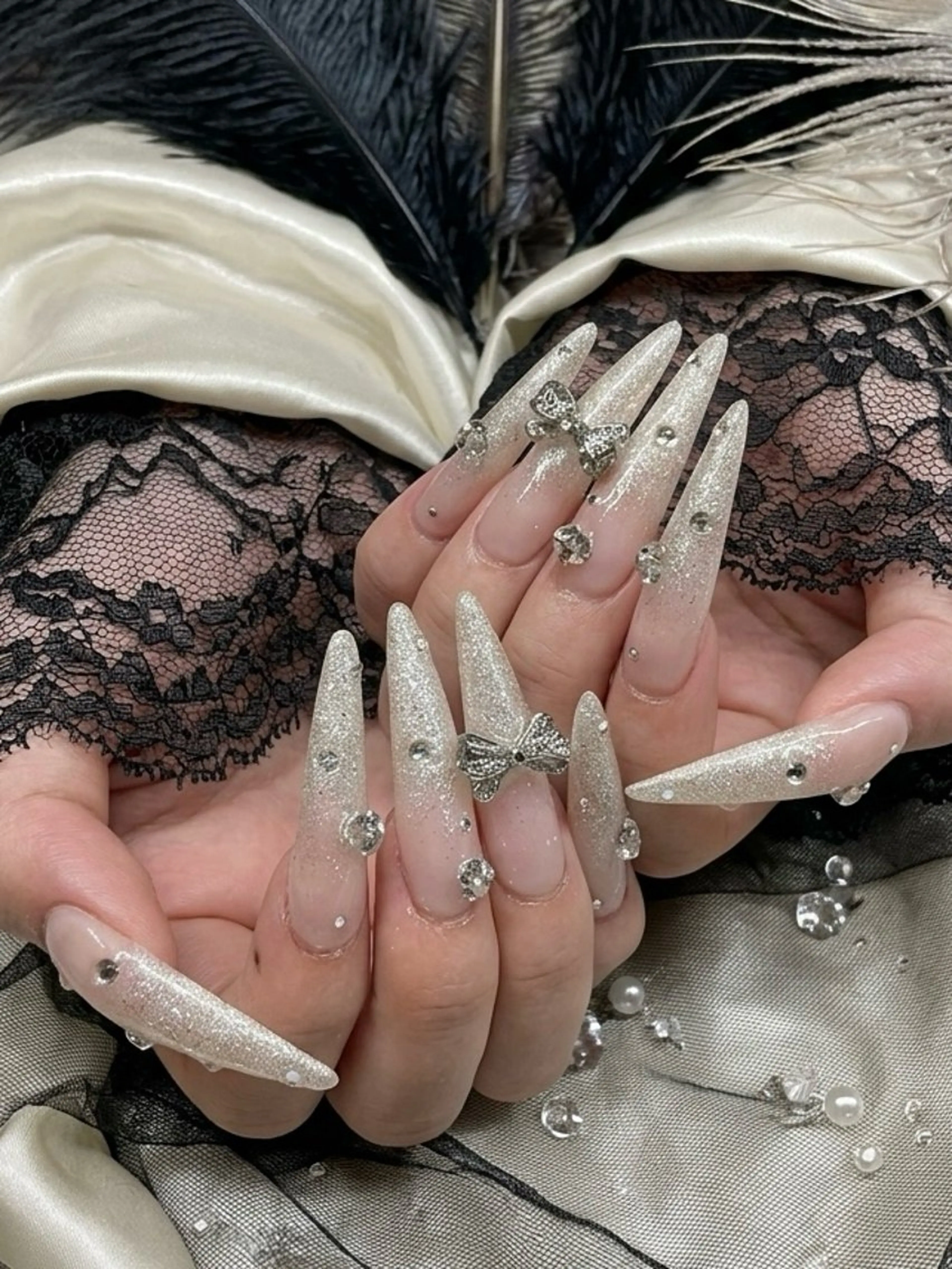 ネイル ホワイト ハンドネイル TUNEHA堂 (チュネハドウ)のネイルデザイン