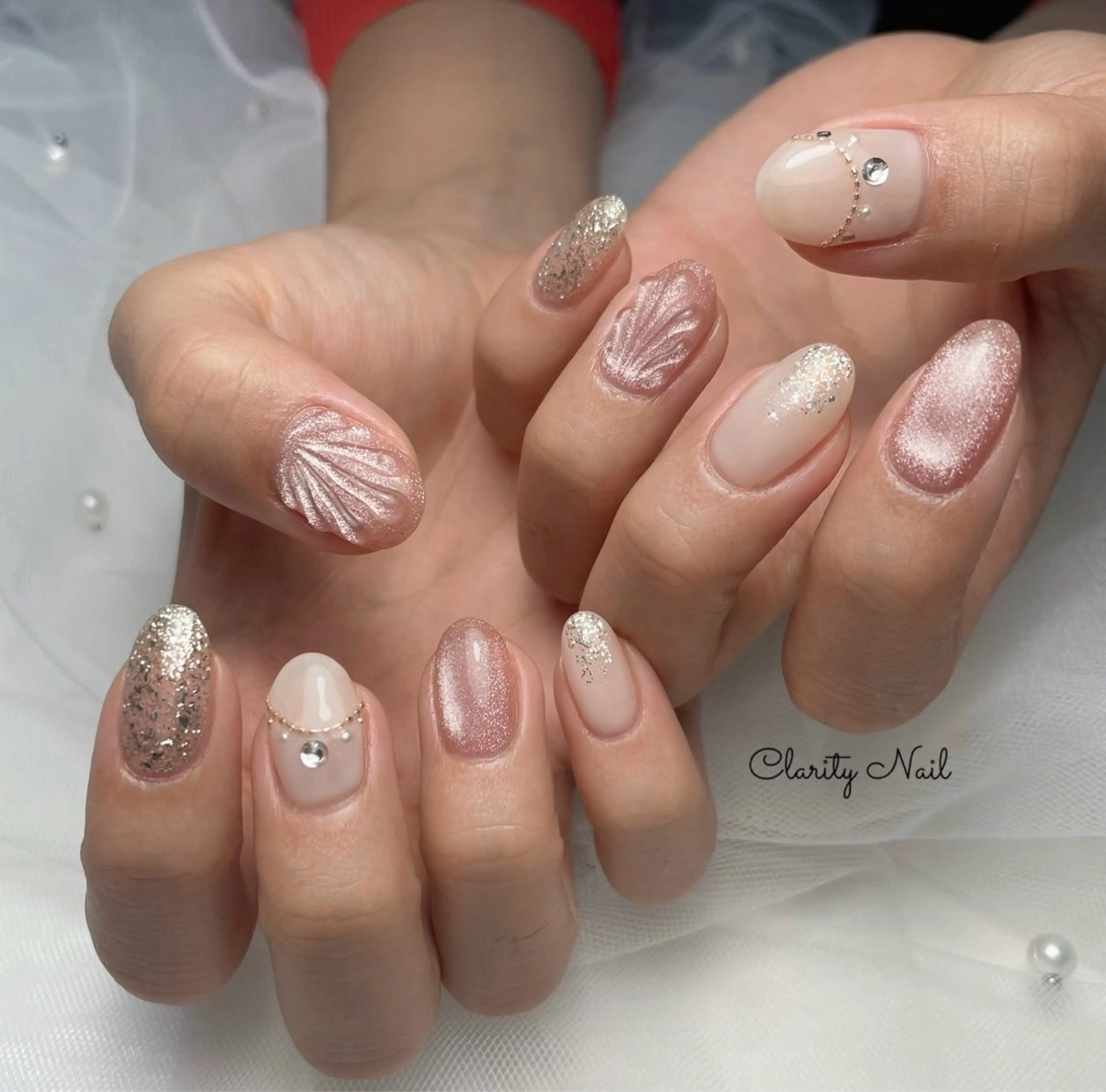 ネイル アートネイル 持ち込み ハンドネイル Clarity Nailのネイルデザイン