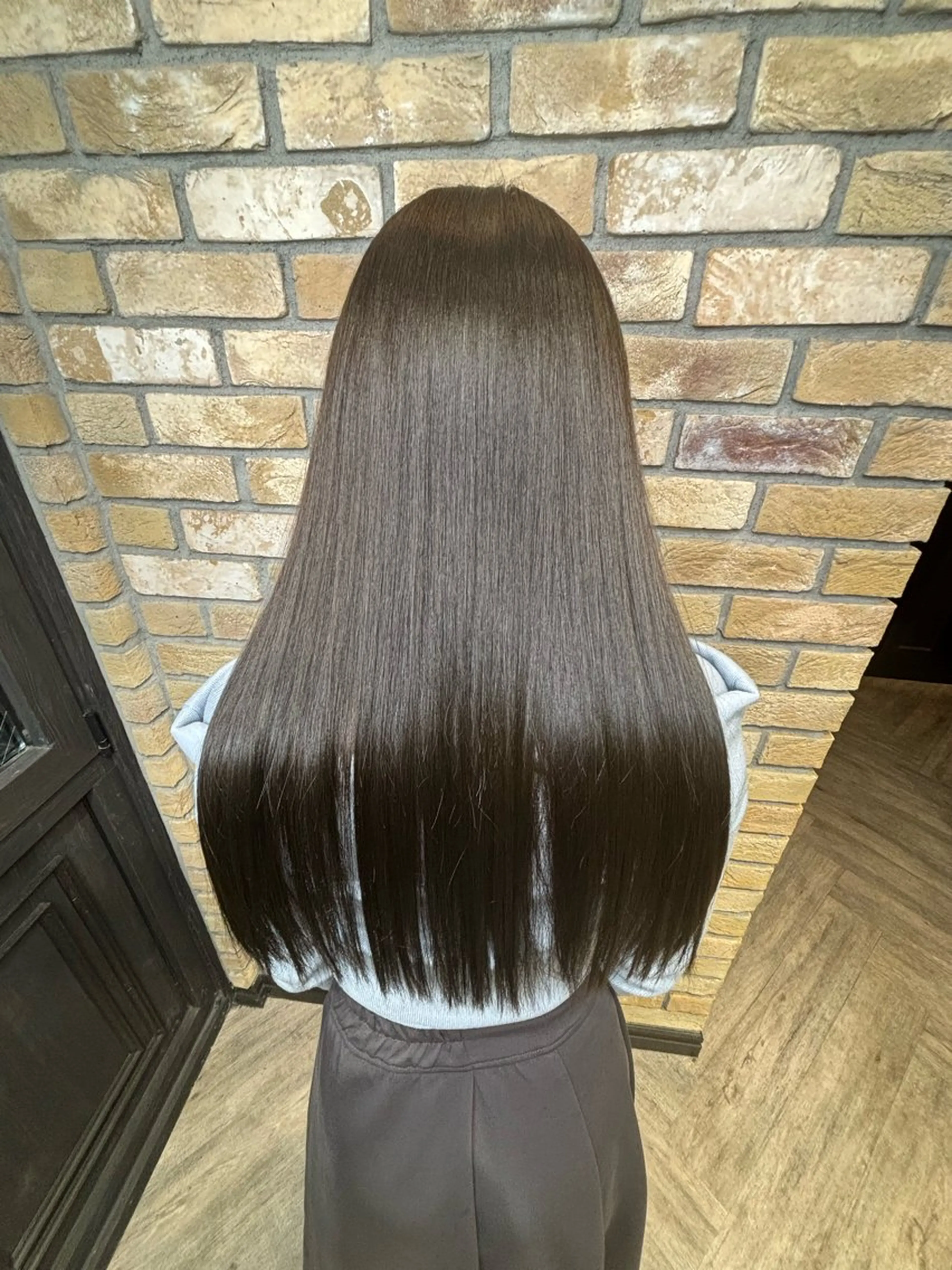 ロング トリートメント カット 縮毛矯正 トリートメント Monan渋谷 YUUKIのヘアスタイル