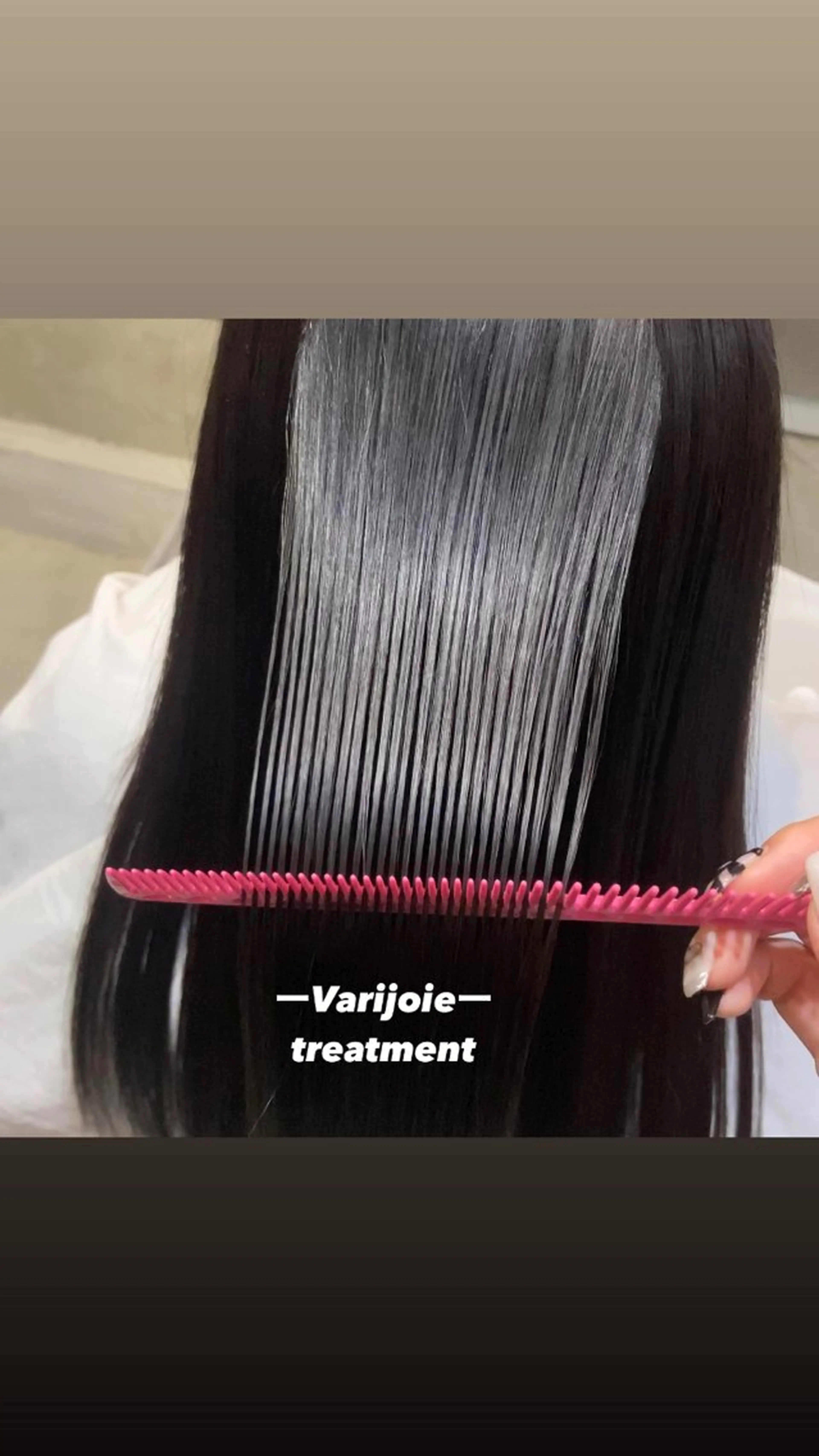 ロング 🎀カット 縮毛矯正 モデル /烏丸御池のヘアスタイル