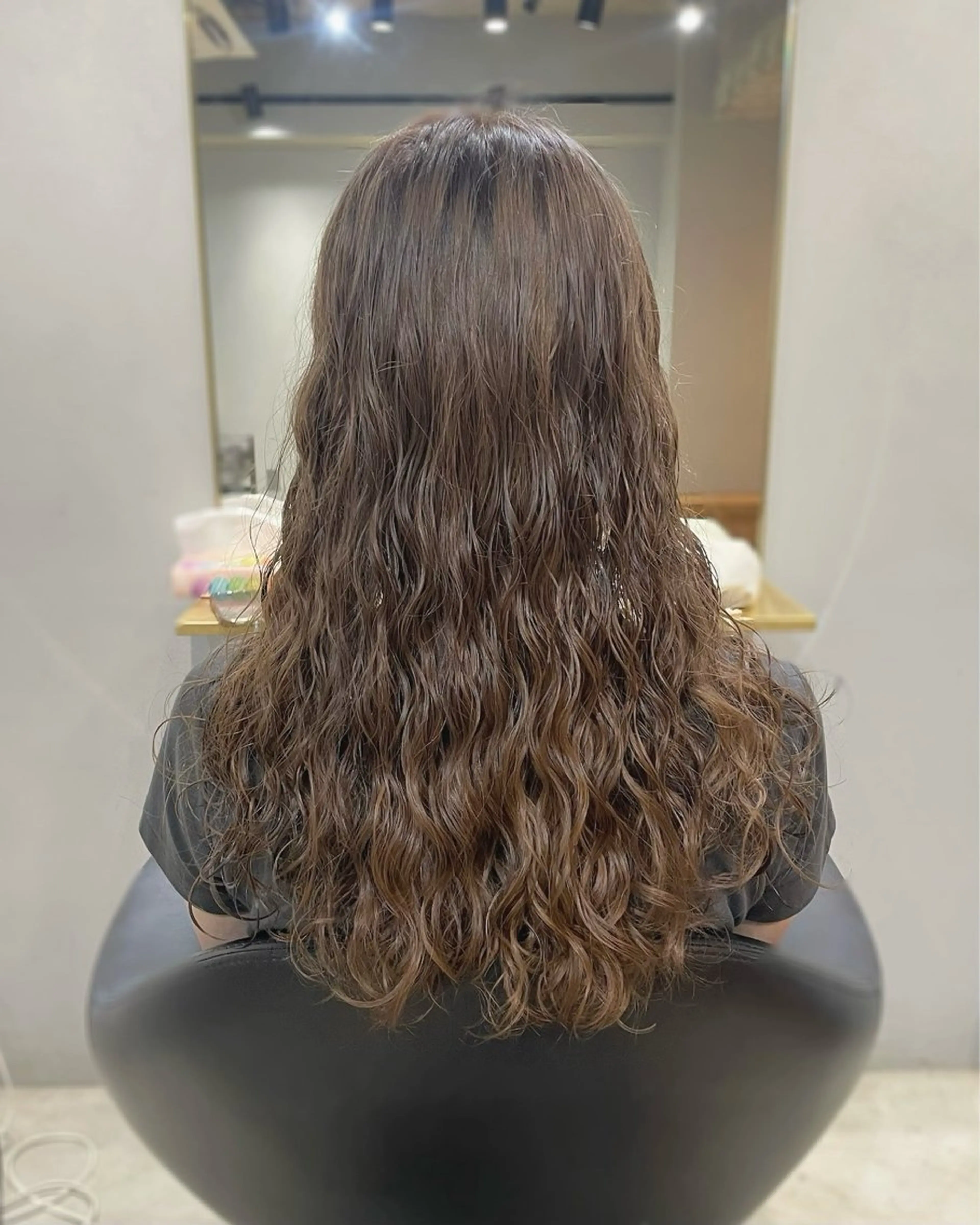 ロング パーマ ロング デジタルパーマ カット パーマ トリートメント 【表参道】Ruri デジタルパーマのヘアスタイル