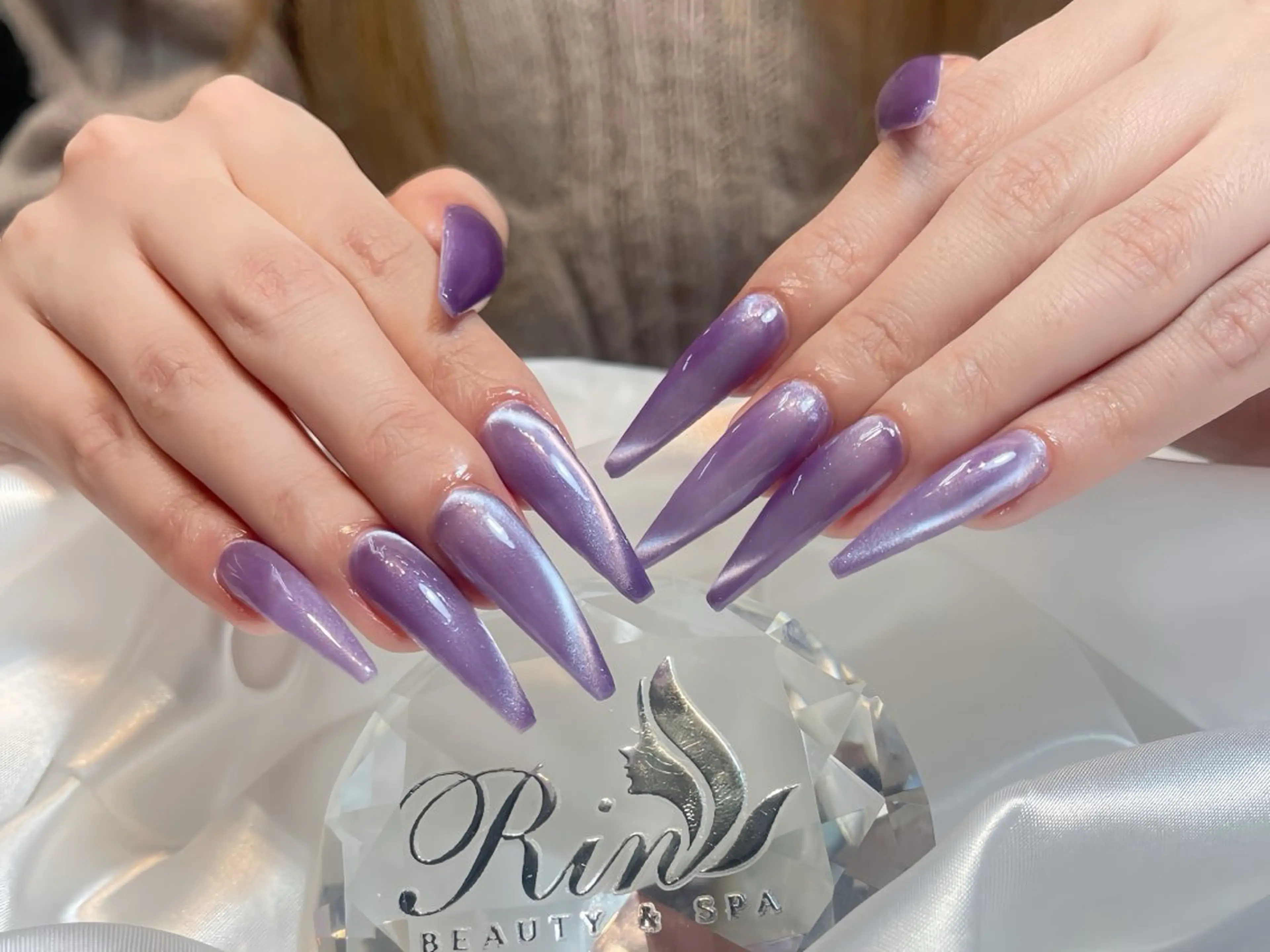 ネイル アートネイル ロングネイル ニュアンスネイル スカルプネイル ネイルチップ ハンドネイル Rin Nail 新大久保店のネイルデザイン