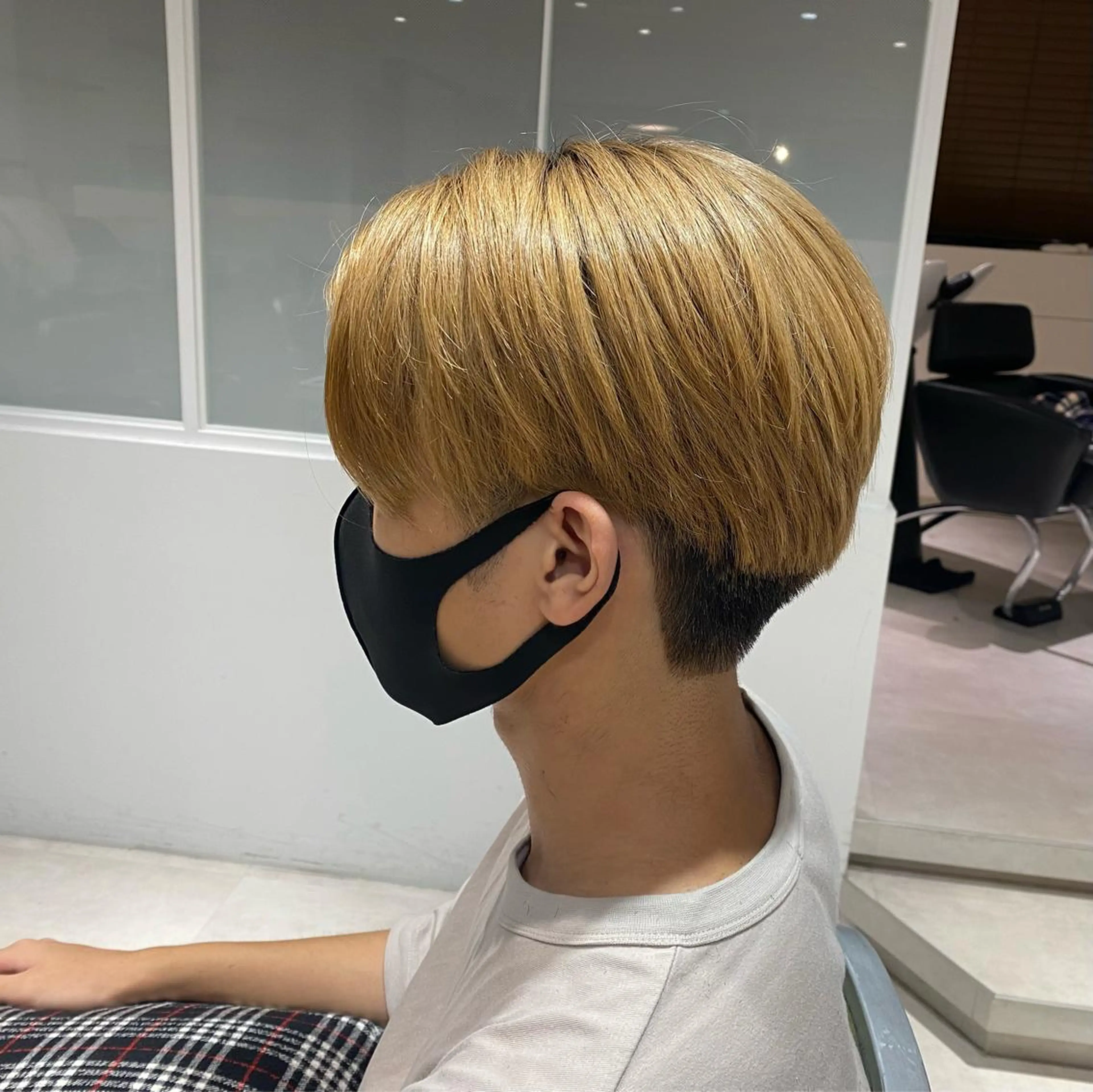 メンズ カット ヘアカラー たなか もえなのヘアスタイル