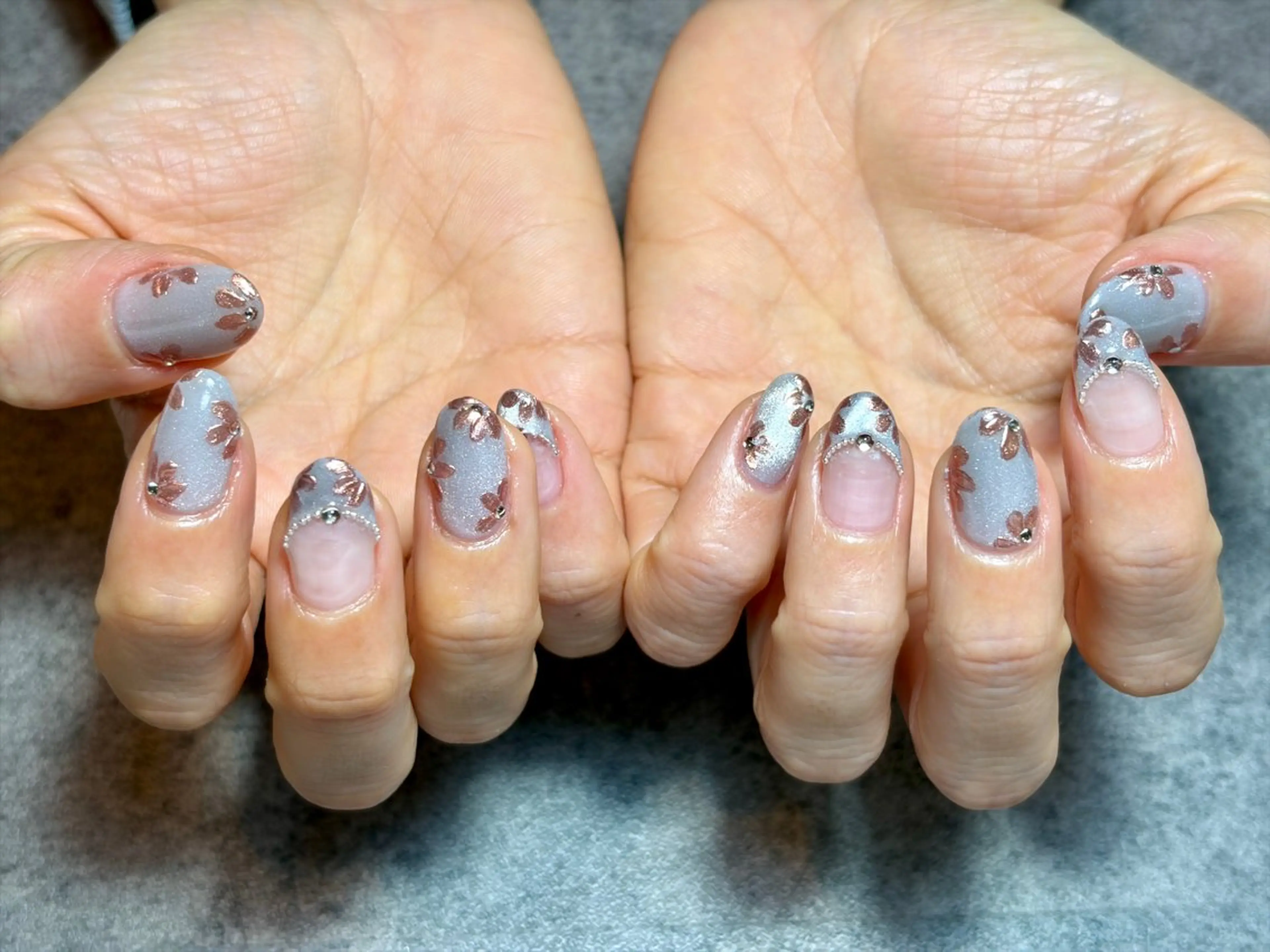 ネイル フラワーネイル ハンドネイル GéRanium Harukaのネイルデザイン